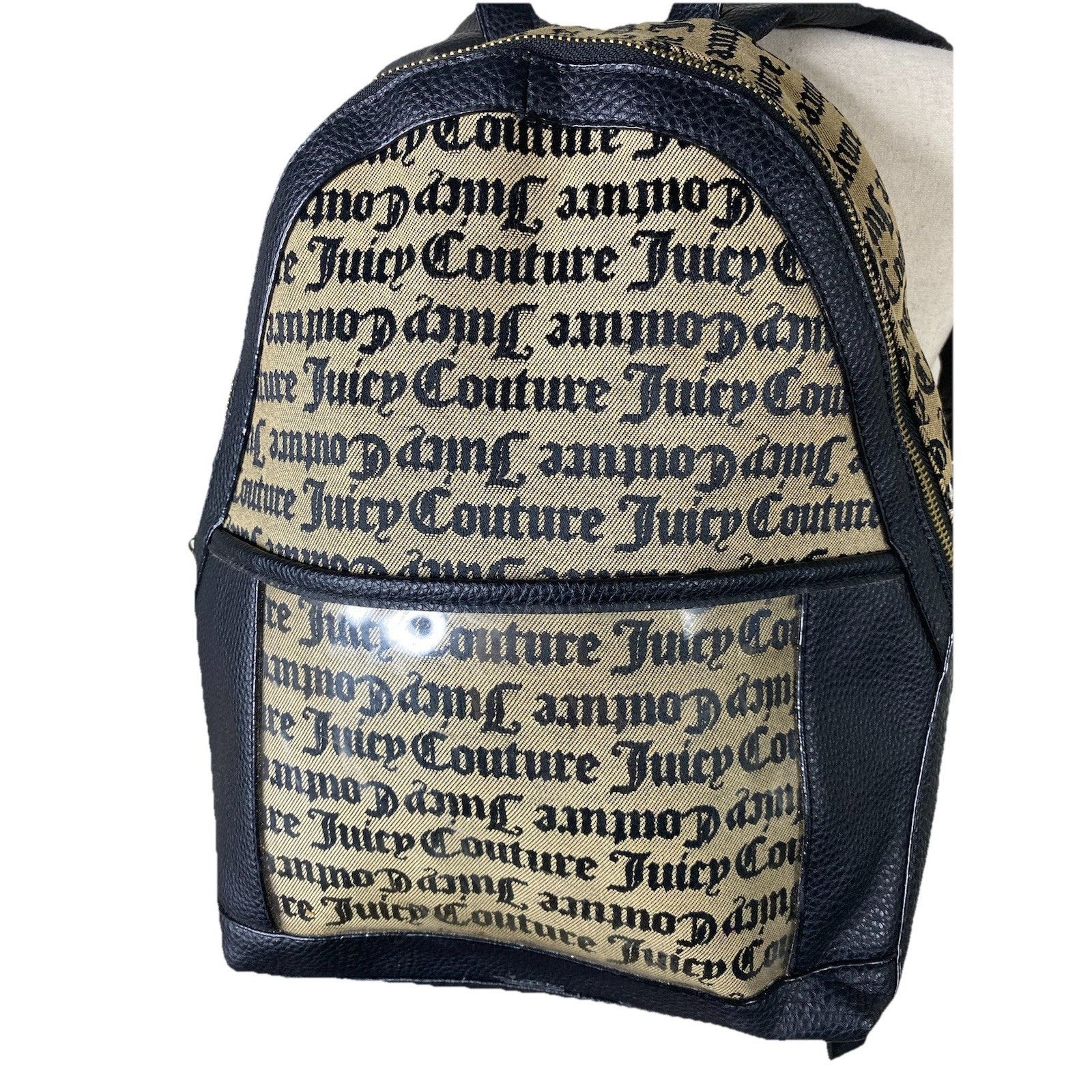 Juicy Couture Juicy Couture Women's Full Size Backpack Purse Brown EUC Size ONE SIZE - 3 Thumbnail
