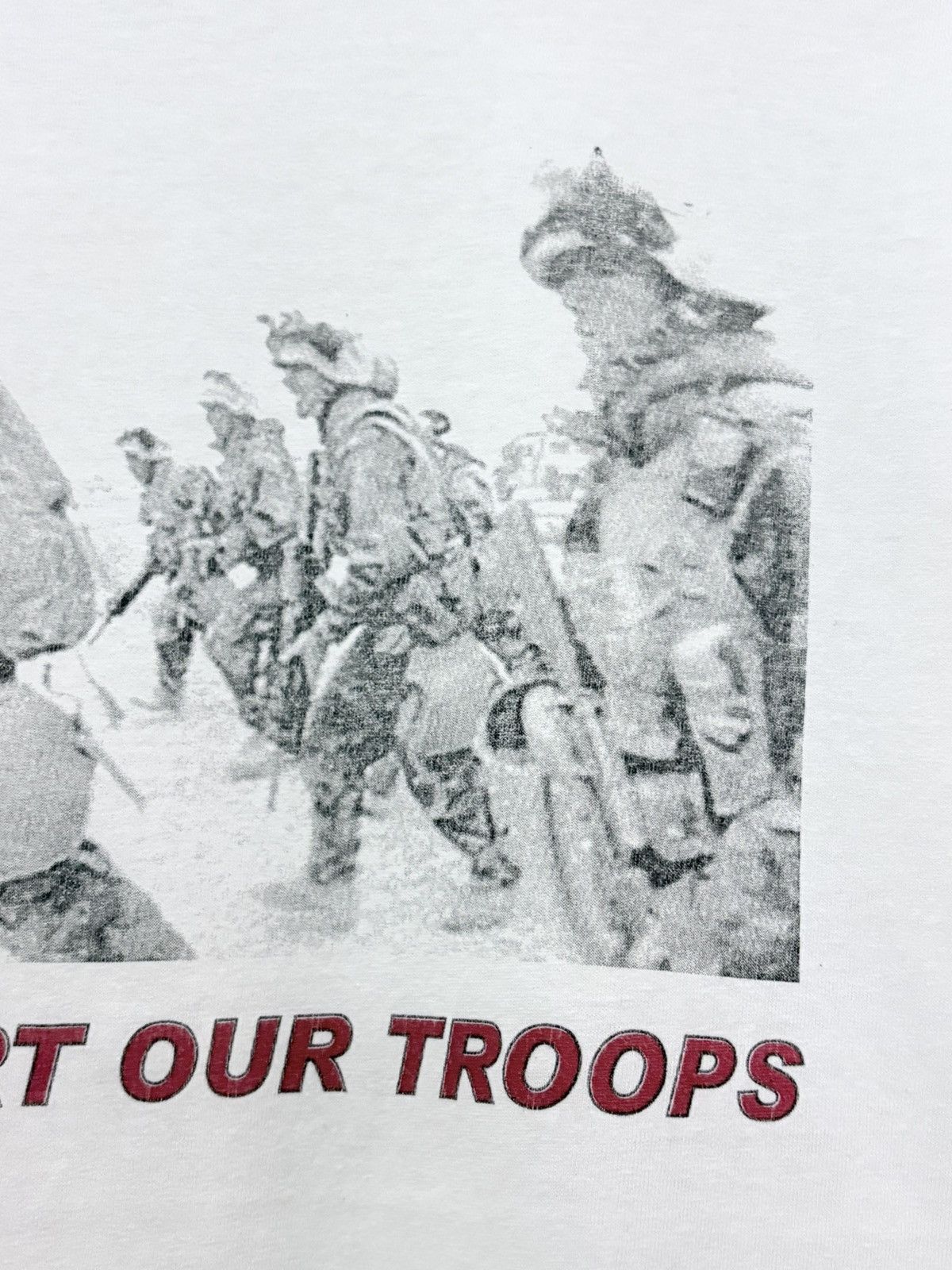 Vintage Vintage Support our Troops Vintage Tee Shirt Size US L / EU 52-54 / 3 - 4 Thumbnail