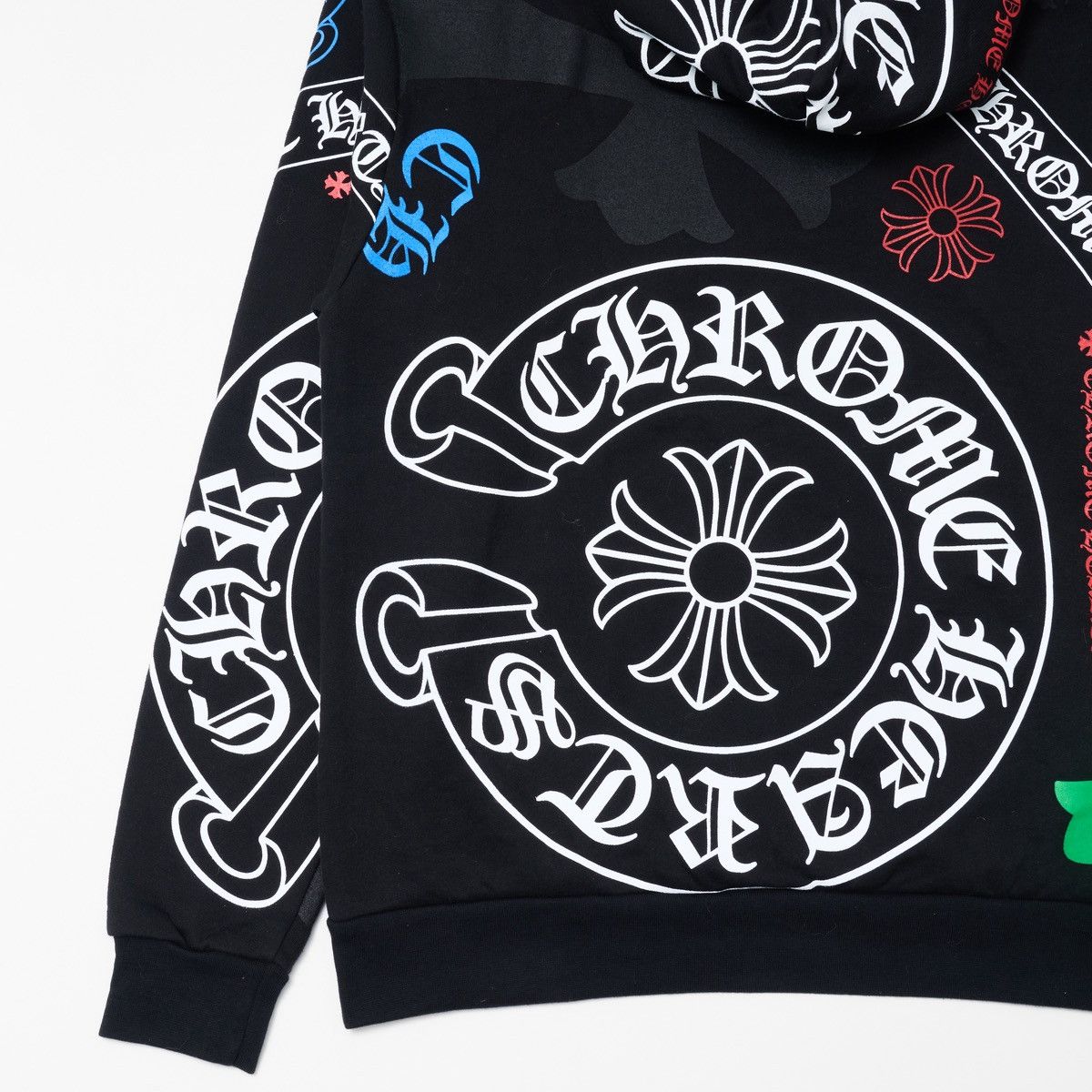Chrome Hearts CHROME HEARTS STENCIL HOODIE BLACK Size US S / EU 44-46 / 1 - 5 Thumbnail