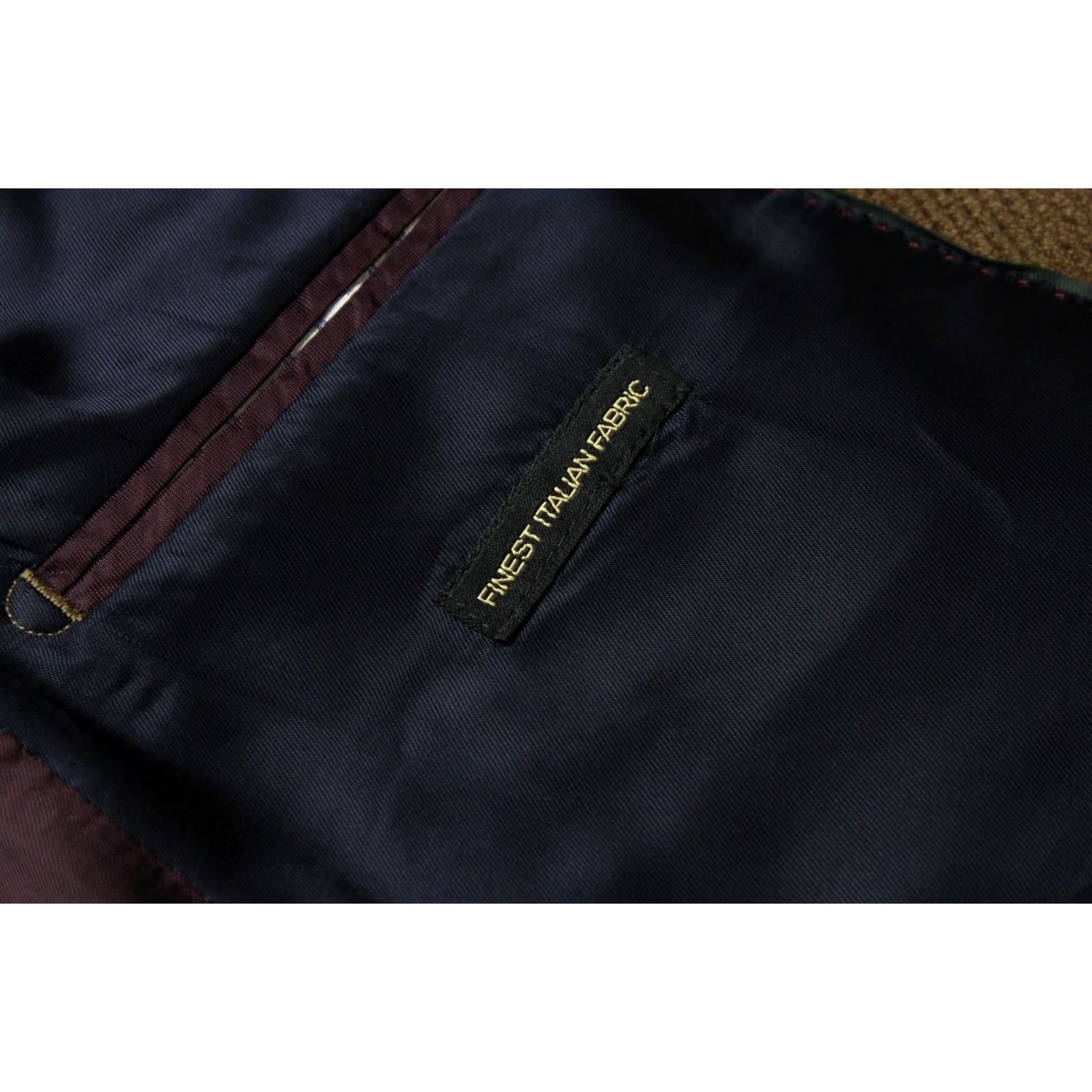 Massimo Dutti Massimo Dutti Blazer Men's US 40 Single Breasted Lined Button Jacket Brown Size 40R - 7 Thumbnail