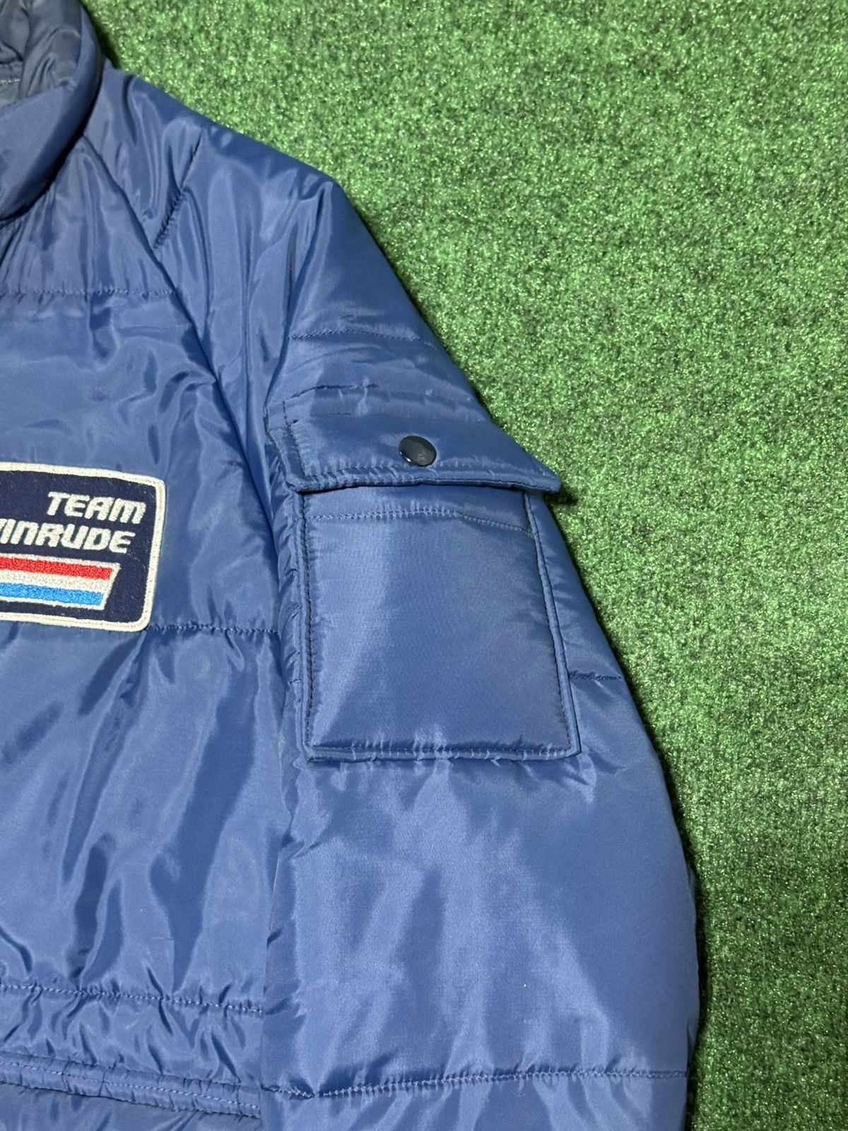 Vintage Vintage Team Evinrude Patch Insulated Puffer Jacket Size US L / EU 52-54 / 3 - 3 Thumbnail