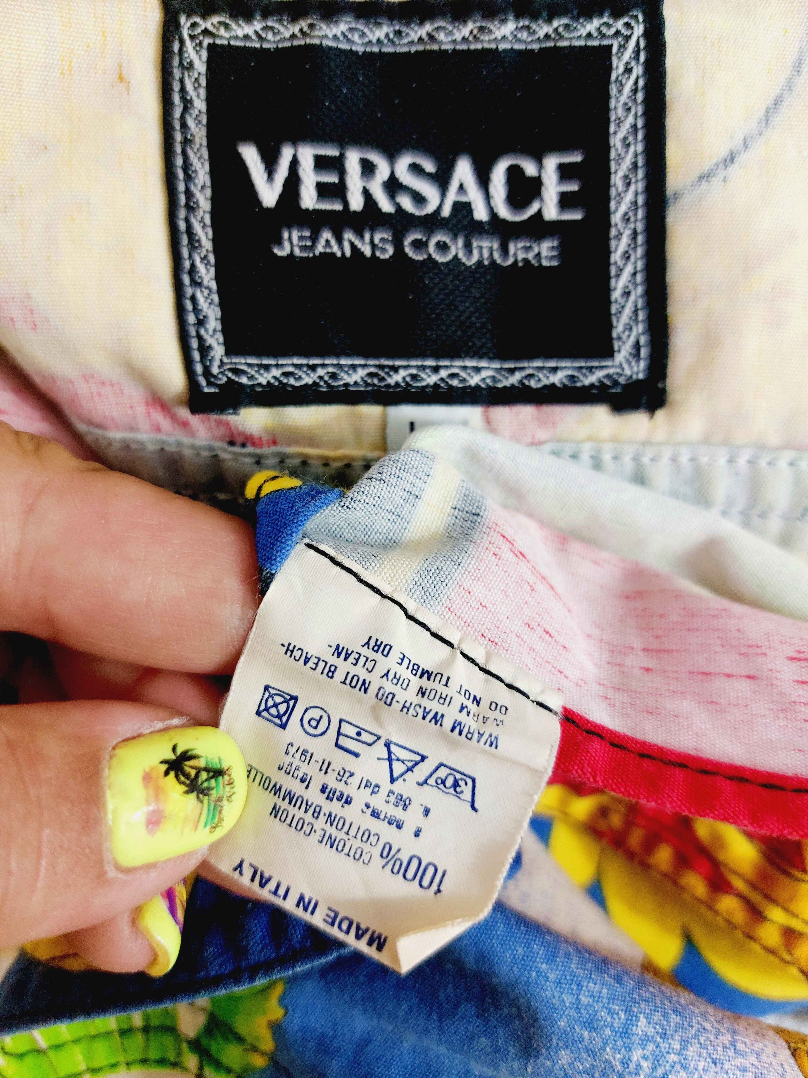Versace Jeans Couture Gianni Versace Couture Moon Sun Baroque Miami Jacket Size US S / EU 44-46 / 1 - 14 Thumbnail