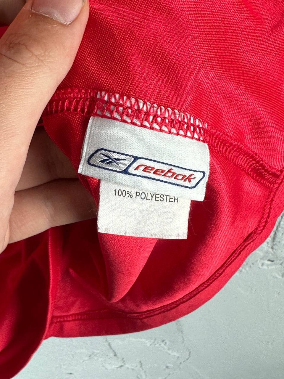 Reebok × Vintage Reebok Liverpool Carlsberg Big Logo T Shirt Jersey Vintage Size US S / EU 44-46 / 1 - 7 Thumbnail