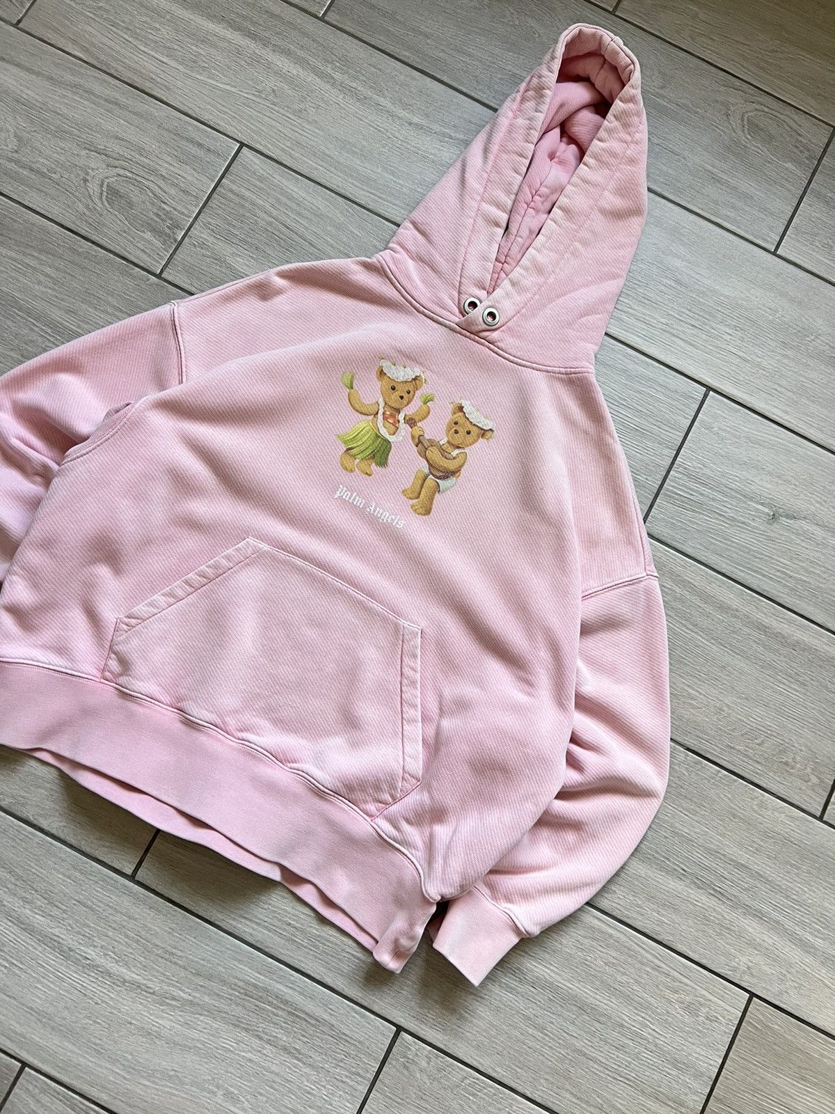 Palm Angels Palm Angels Pink Dancing Bears Logo Oversized Hoodie S Size Size US S / EU 44-46 / 1 - 4 Thumbnail