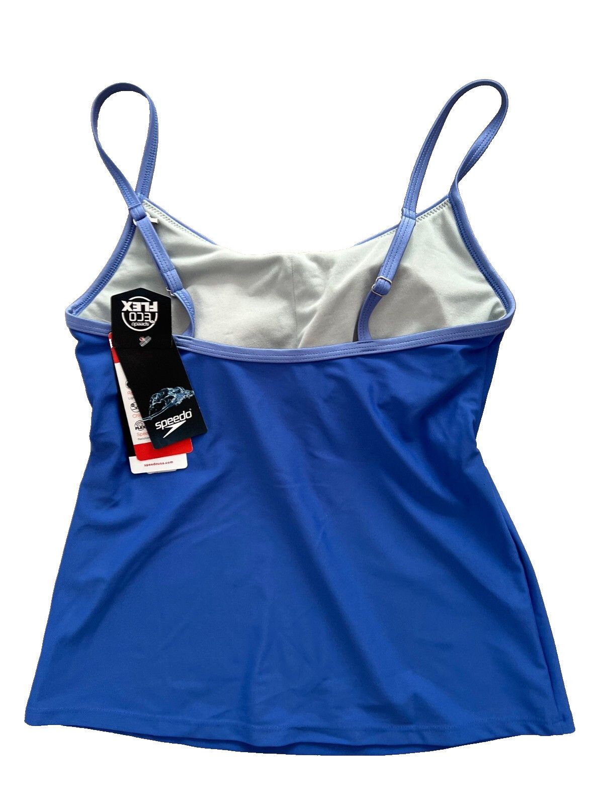 Speedo Speedo Colorblock Tankini Top Dazzling Blue ( XS ) Size XS / US 0-2 / IT 36-38 - 3 Thumbnail