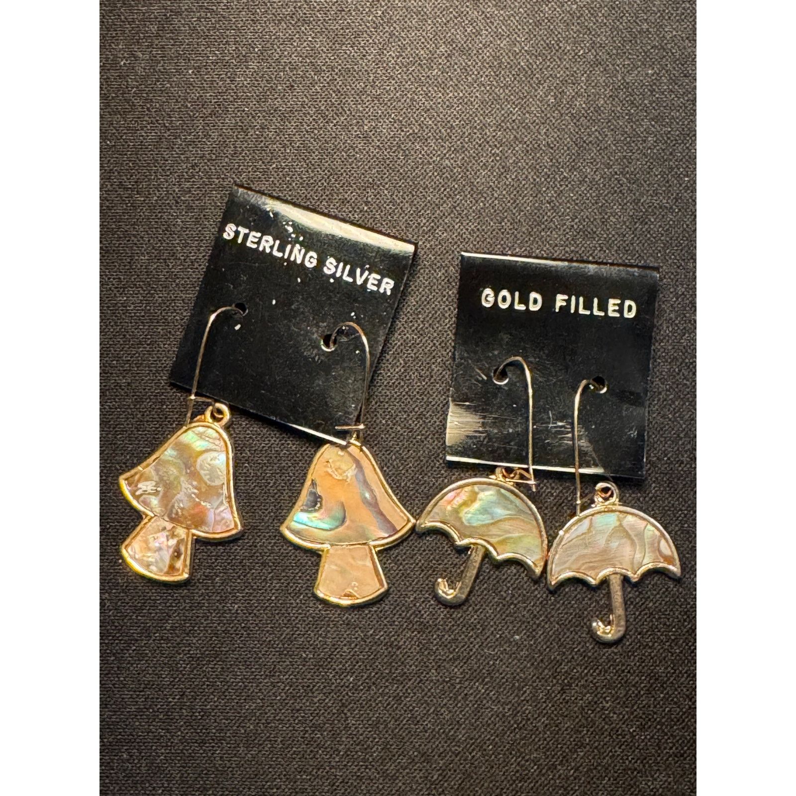 Other 2 Pair of Pierced Abalone Earrings Size ONE SIZE - 1 Thumbnail