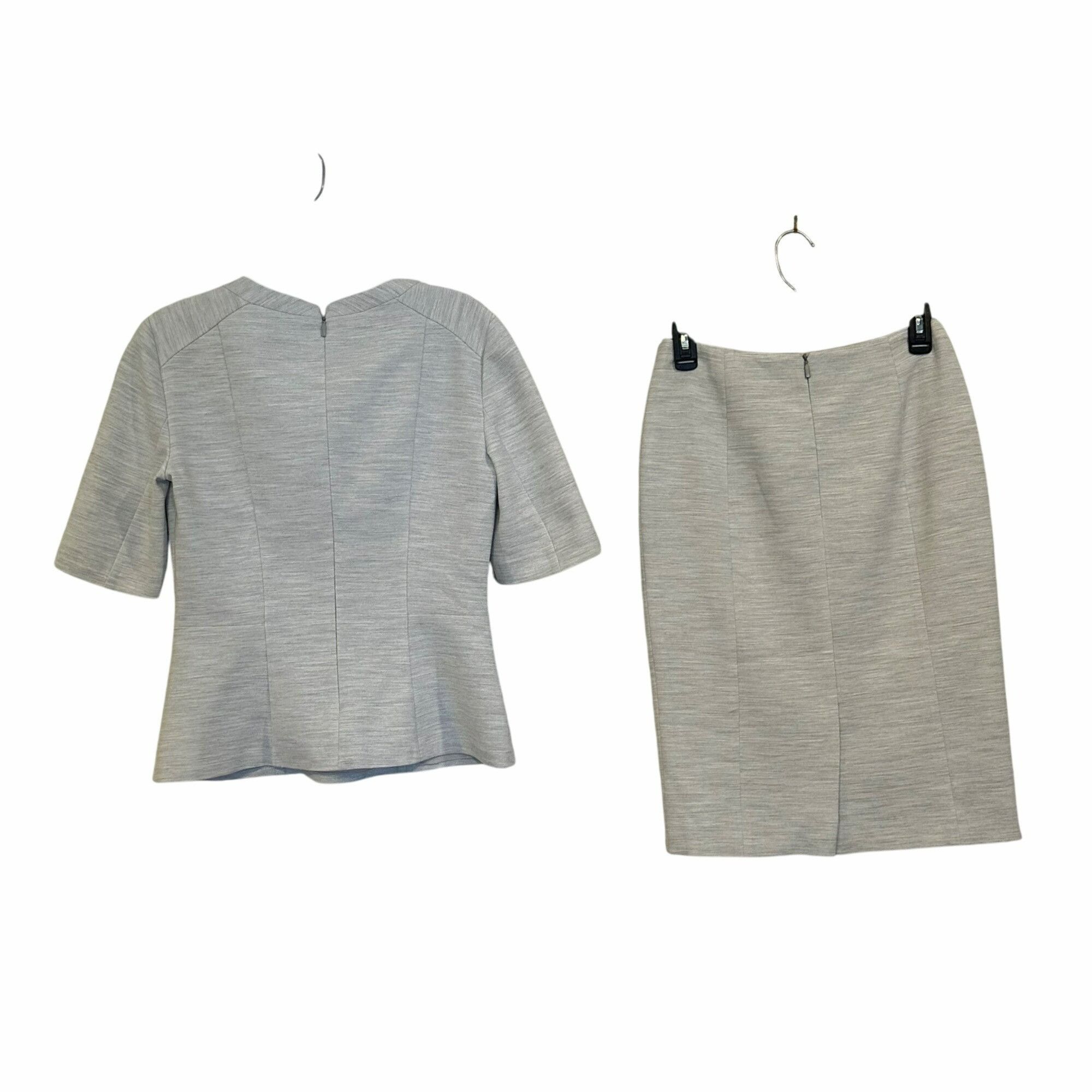 Hugo Boss Hugo Boss Women's Sz 40IT/4US Gray Suit Set With Short Sleev Size S / US 4 / IT 40 - 2 Thumbnail