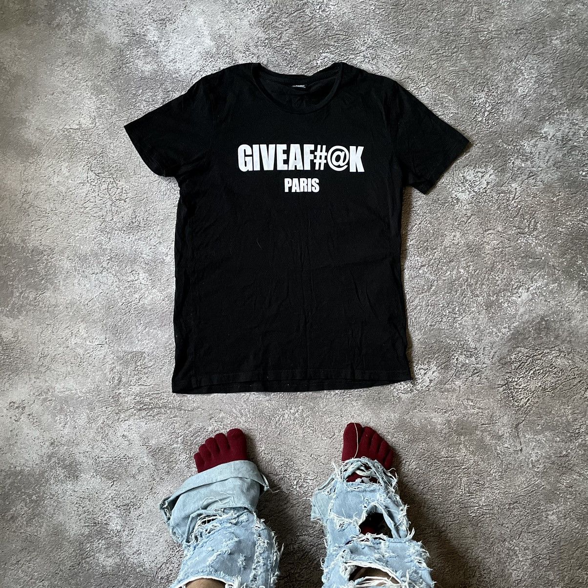 Vintage Y2K Black Graphic Tee Slogan Print Streetwear Skate Vibe M Size US M / EU 48-50 / 2 - 1 Thumbnail