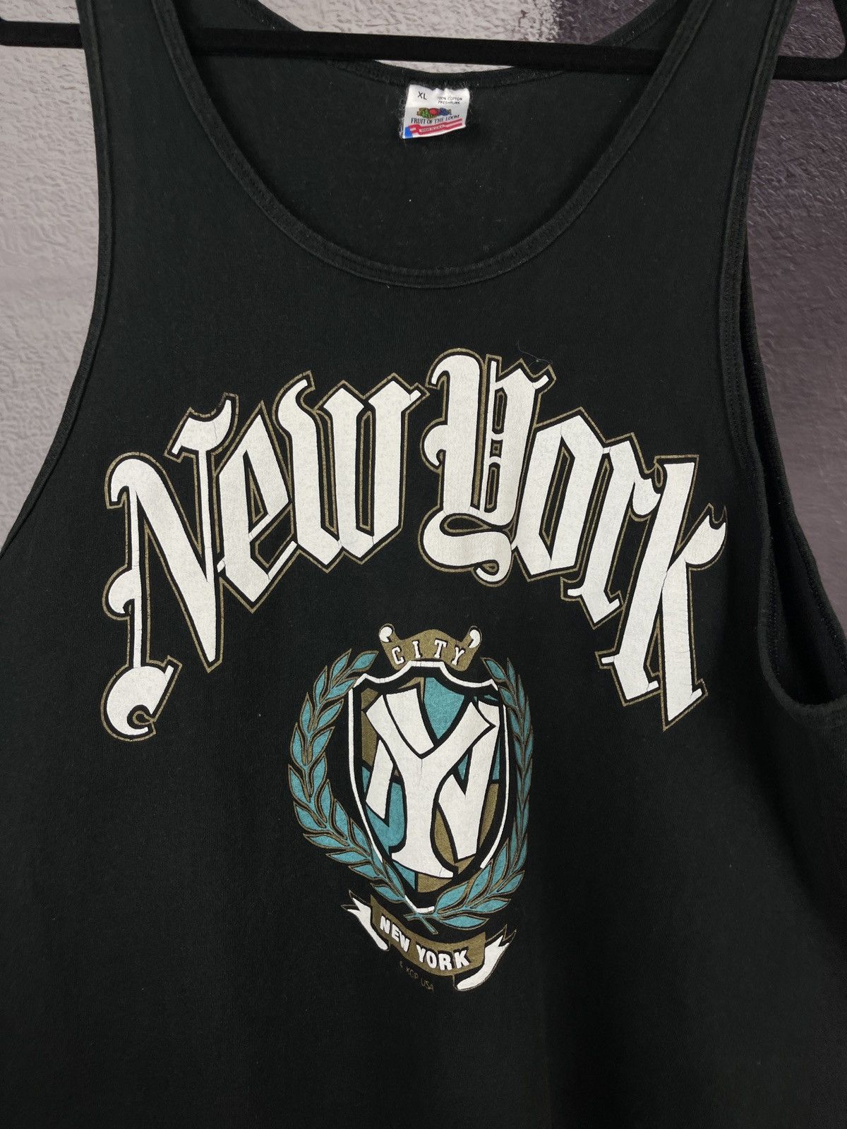 Fruit Of The Loom Fruit Of the Loom New York made in USA big logo tank top Size US XL / EU 56 / 4 - 6 Thumbnail