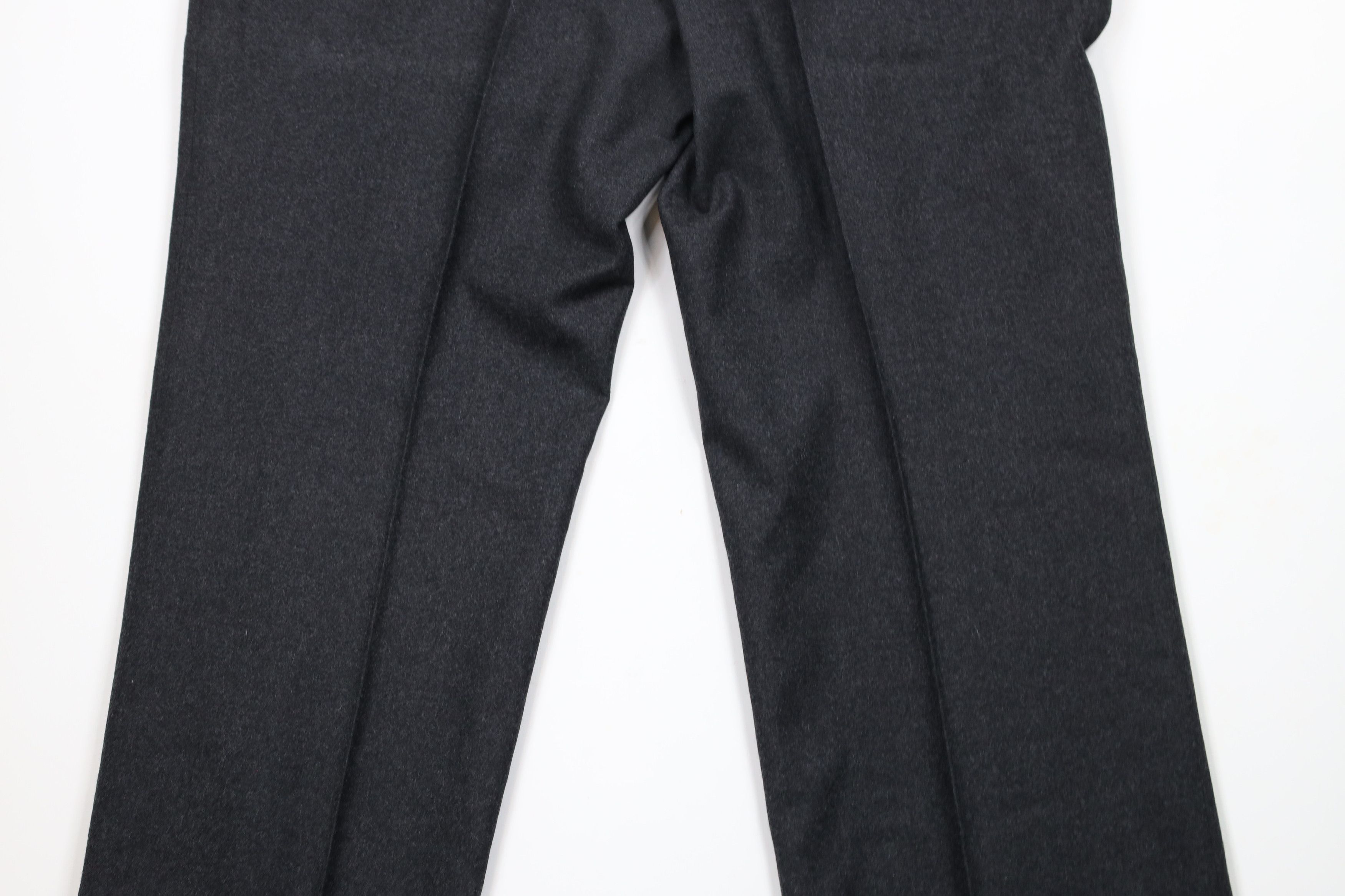 Saks Fifth Avenue × Vintage Vintage 70s Saks Fifth Avenue Wide Leg Pants Charcoal USA Size US 38 / EU 54 - 9 Thumbnail