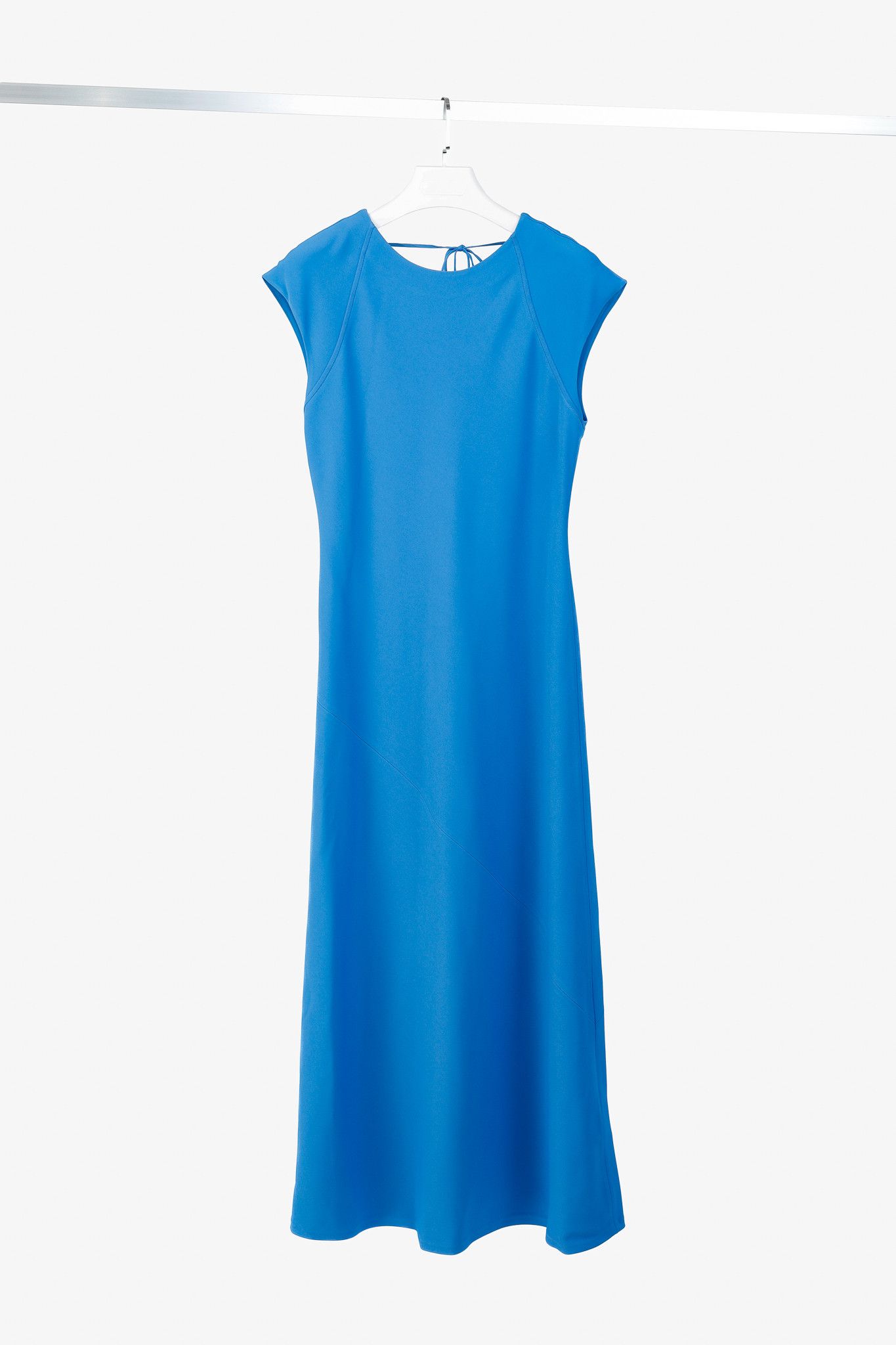 Lafayette 148 Lafayette 148 Classic Cobalt Cap-Sleeve V-Back Gown Size M / US 6-8 / IT 42-44 - 1 Thumbnail