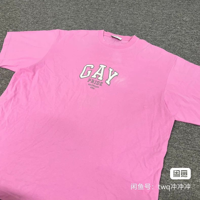 Balenciaga Balenciaga GAY Embroidered Short Sleeve 2503-Nextarrow Size US M / EU 48-50 / 2 - 3 Thumbnail
