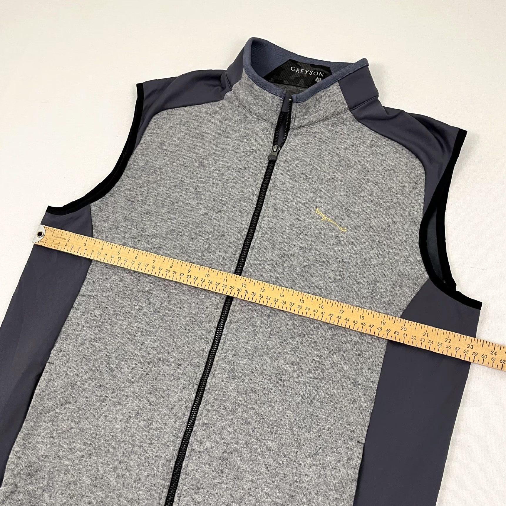 Vintage Greyson Vest Mens XL Gray Wool Golf Full Zip Preppy Performance Sequoia Luxe Size US XL / EU 56 / 4 - 7 Thumbnail