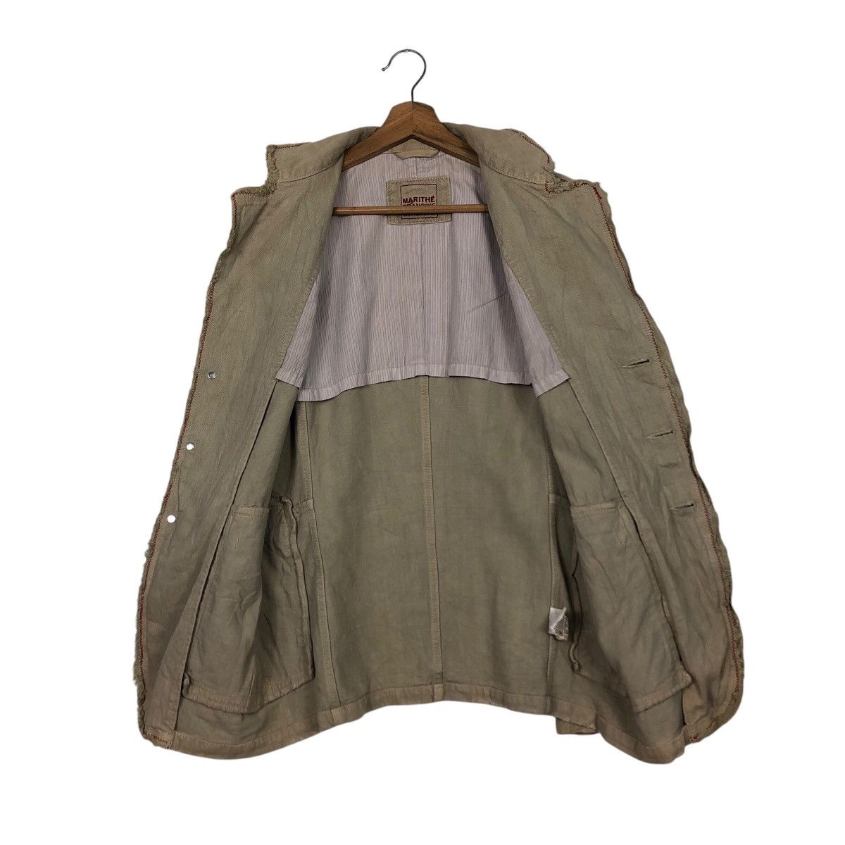Marithe + Francois Girbaud 📌Rich Brown Vintage Chore Jacket Marithe Francois Girbaud Size US M / EU 48-50 / 2 - 15 Thumbnail