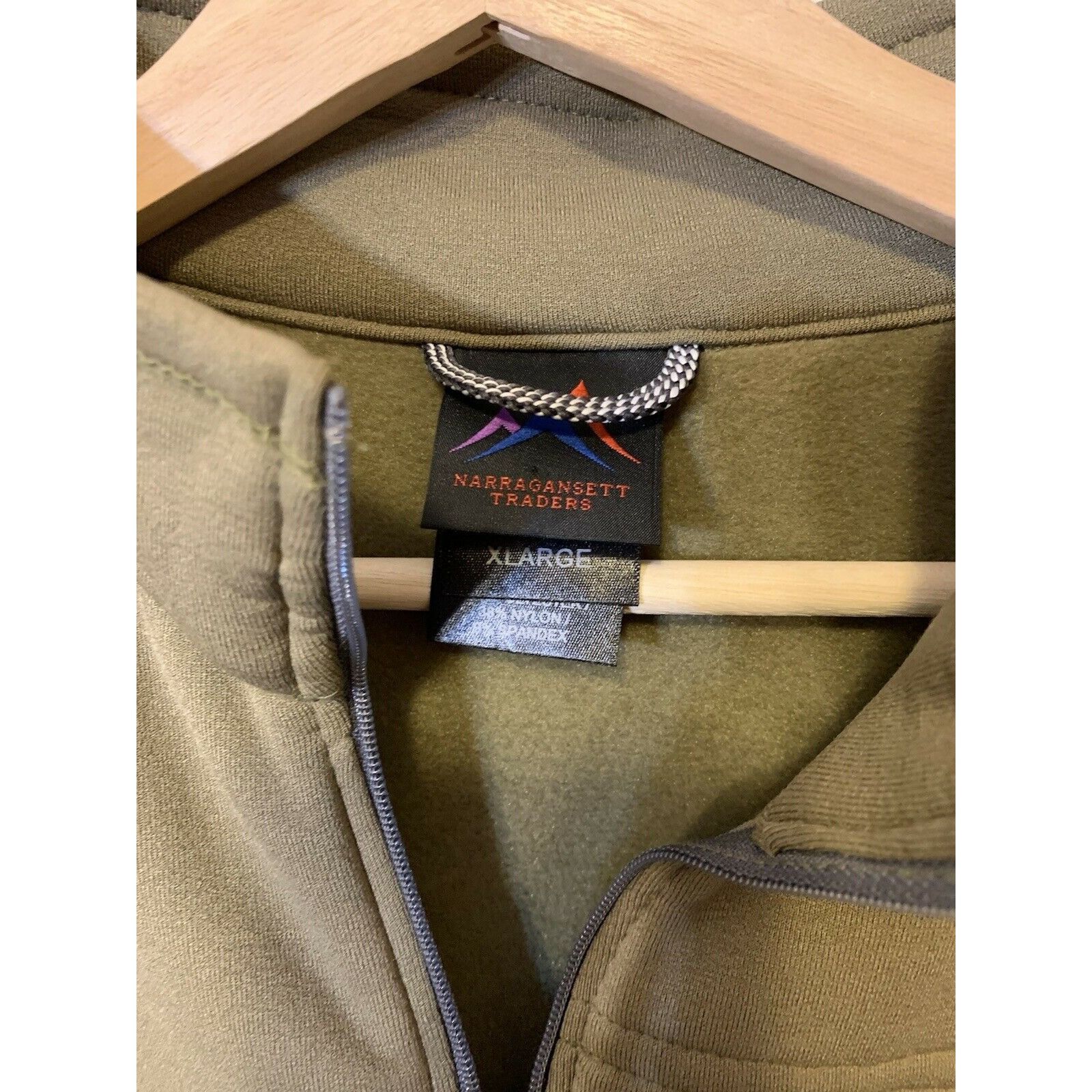 Other Narragansett Men’s Sz XL Pullover Olive 1/4 Zip Long Sleeve Size US XL / EU 56 / 4 - 2 Thumbnail