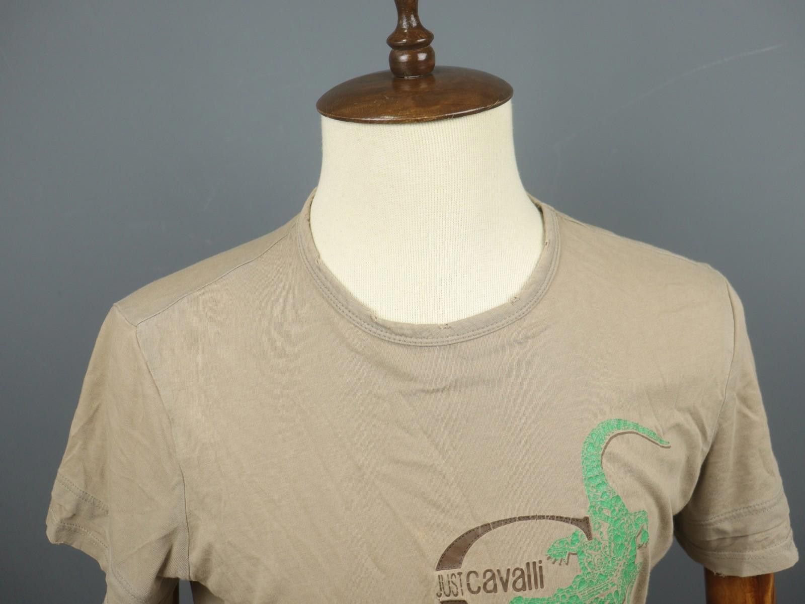Just Cavalli Just Cavalli Brown Graphic Logo Pullover T-Shirt Size XL Size US XL / EU 56 / 4 - 2 Thumbnail