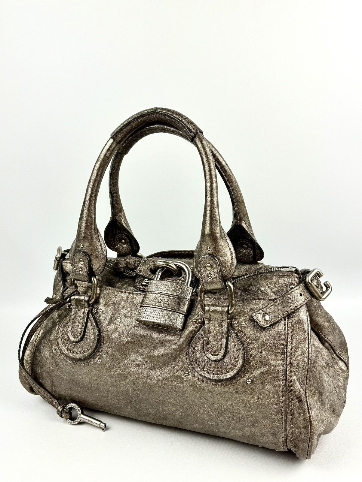 Chloe Chloe - Phoebe Philo - Silver - Swarovski - Paddington Bag Size ONE SIZE - 2 Thumbnail