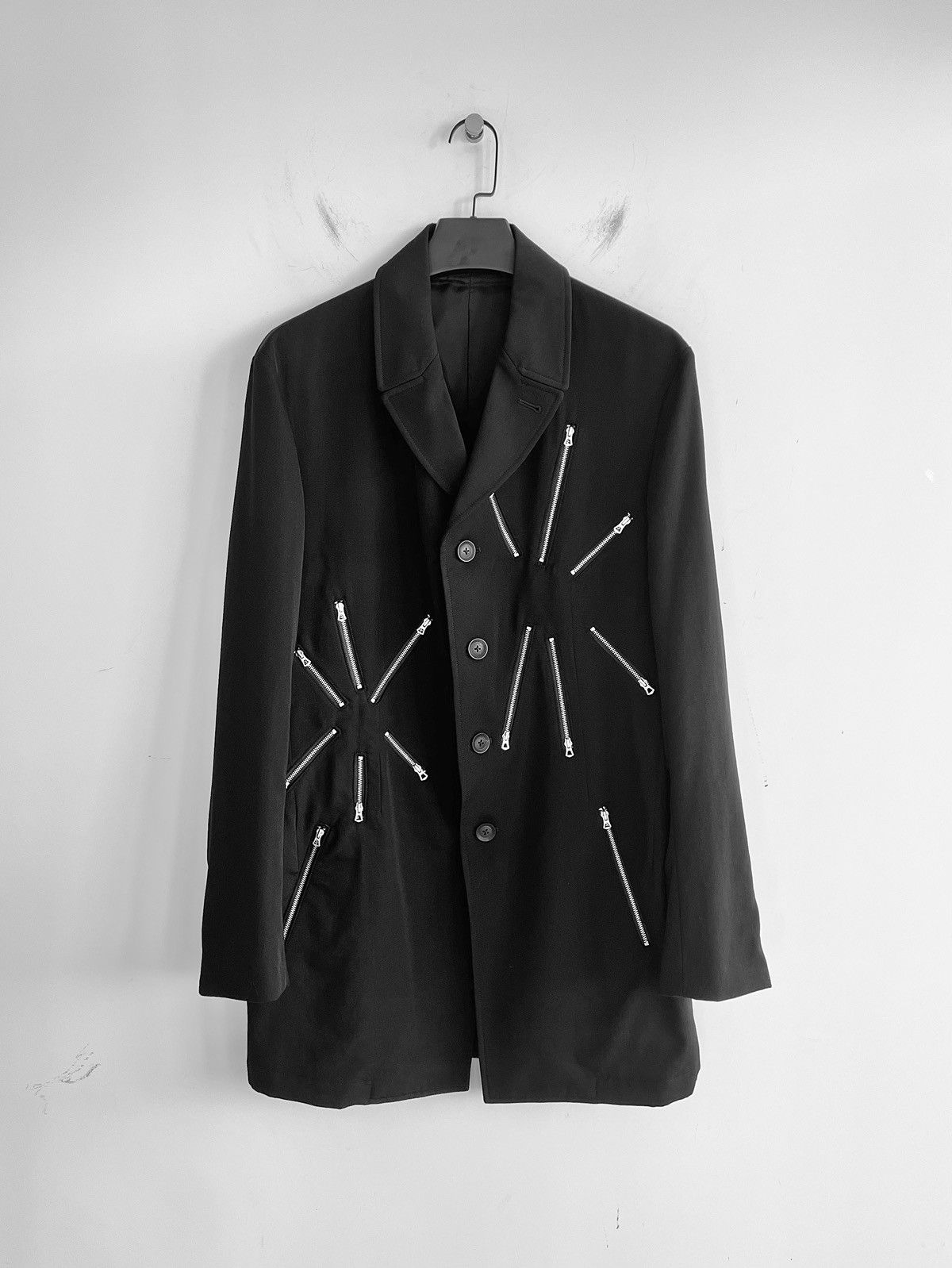 Yohji Yamamoto Yohji Yamamoto Pour Homme - W/Gabardine Fireworks Zip JKT Size US XL / EU 56 / 4 - 3 Thumbnail