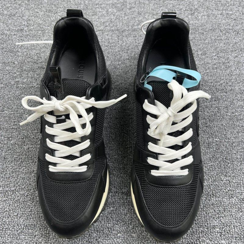Louis Vuitton Louis Vuitton Black Casual Sneakers - Size US 5.5 / EU 38 - 2 Thumbnail