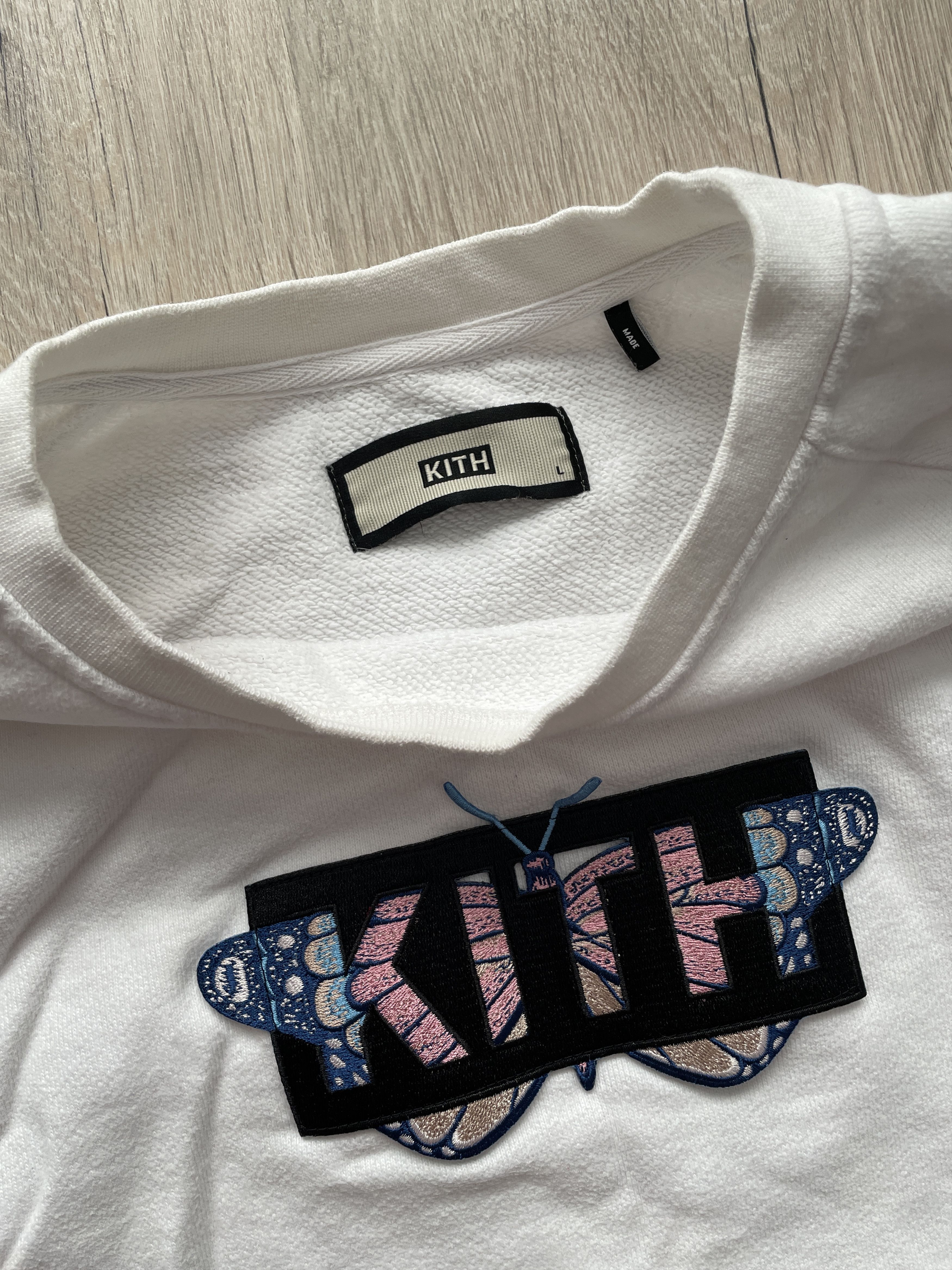 Kith Kith NYC Classic Box Butterfly Monarch Crewneck Sweatshirt Size US L / EU 52-54 / 3 - 3 Thumbnail