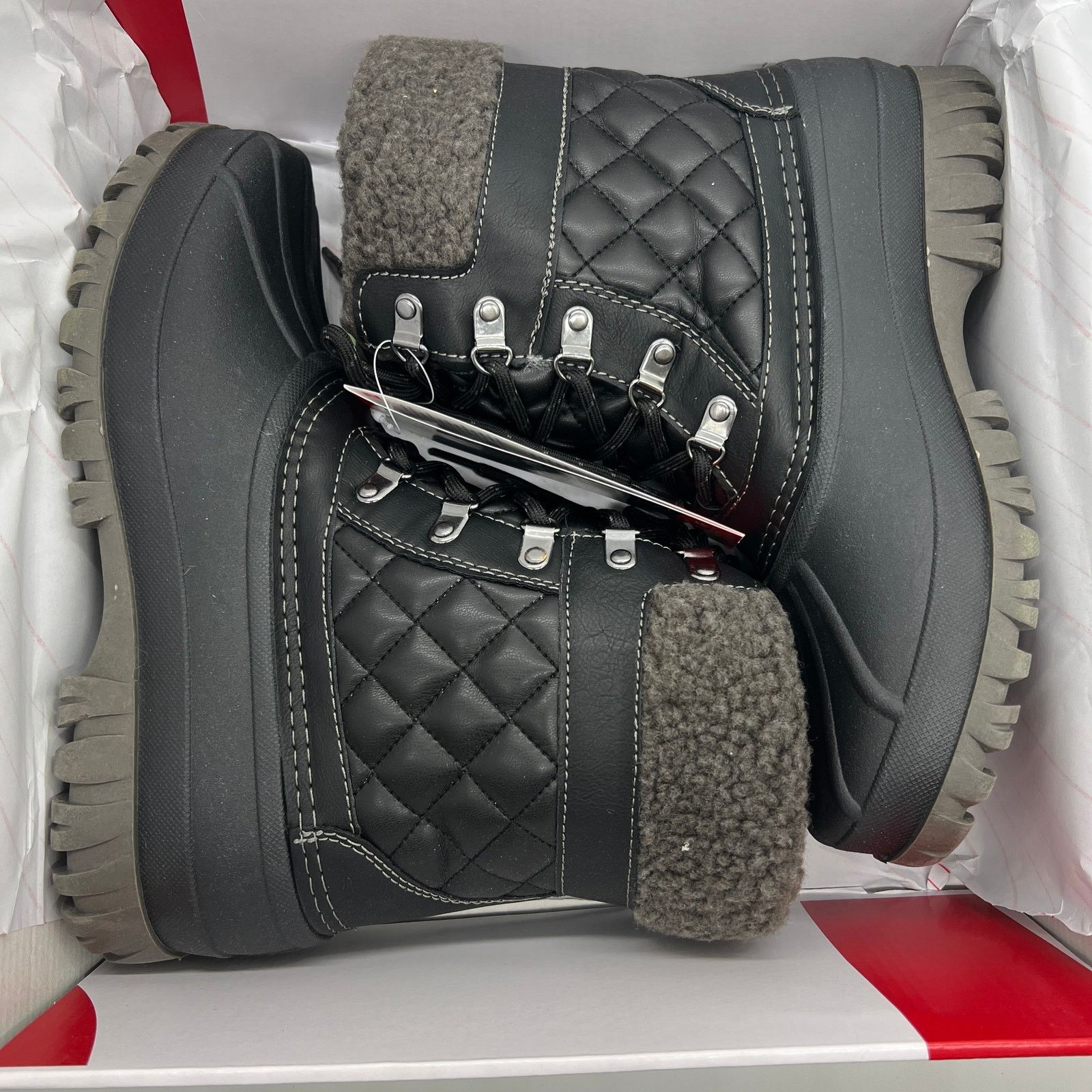 Other Cougar Waterproof Winter Boots Size 10 Wide Black Quilt Size US 10 / IT 40 - 2 Thumbnail