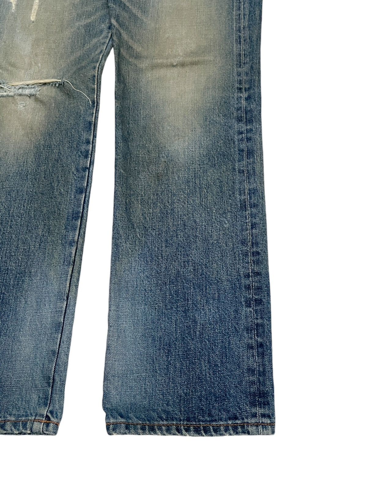 Marithe + Francois Girbaud Rare Vintage Marithe Francois Girbaud Flared Jeans 1990s Size US 31 - 6 Thumbnail