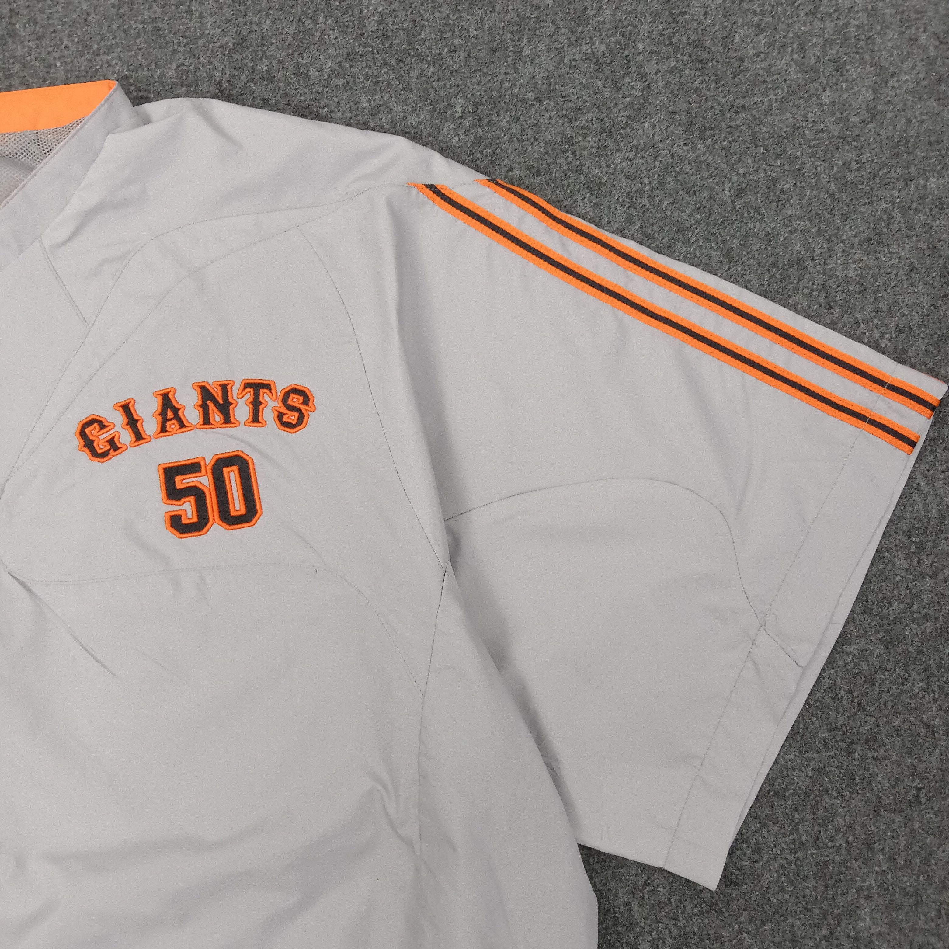 Adidas Adidas Giants MLB Team Sports Half Zipper C239N34 Size US XL / EU 56 / 4 - 2 Thumbnail