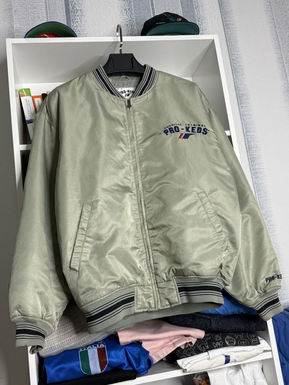 Pro-Keds Vintage Pro-Keds Big logo Bomber size 3L Size US XXL / EU 58 / 5 - 3 Thumbnail