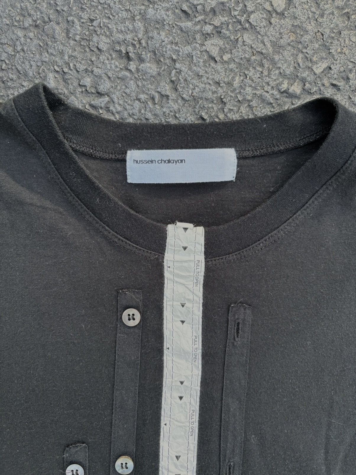 Hussein Chalayan SS2003 absence and presence tyvek tee | Grailed