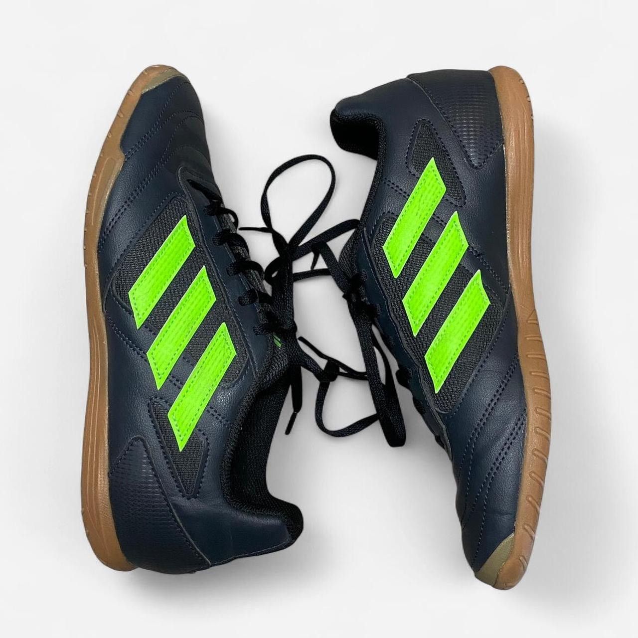 Adidas Adidas Sala grey and green low top sneakers Size US 8.5 / EU 41-42 - 1 Thumbnail