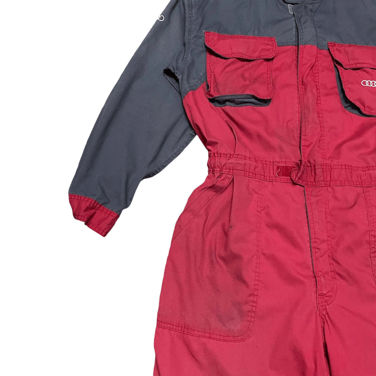 Audi Vintage Audi Top Service Racing Coverall Size US 33 - 9 Thumbnail