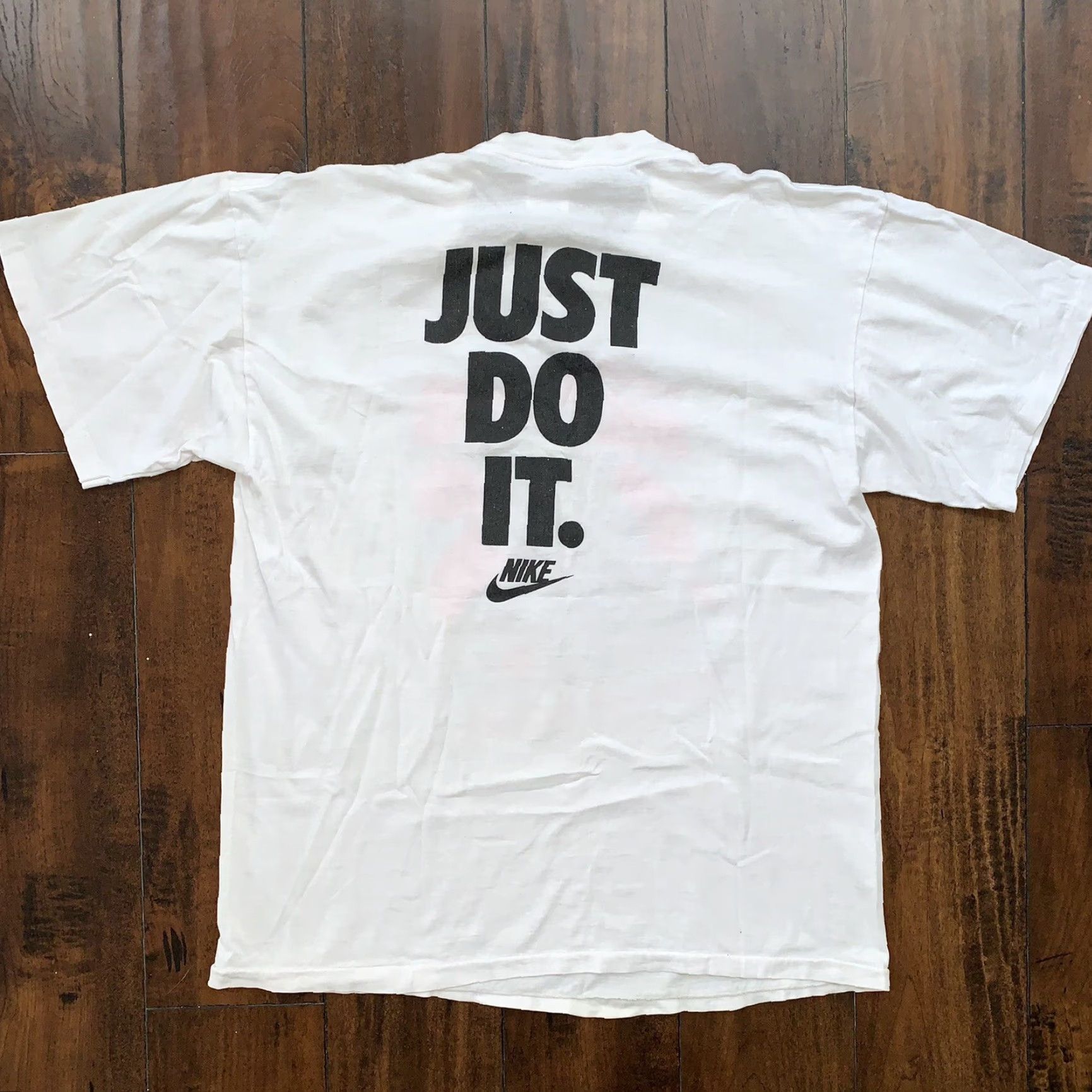 Nike VINTAGE Nike T-Shirt Mens L White Solid Crew Neck Running 90s Oregon Size US L / EU 52-54 / 3 - 6 Thumbnail
