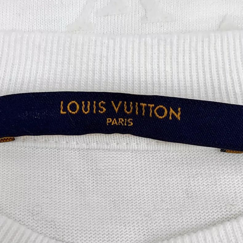 Louis Vuitton Louis Vuitton White logo embossed cotton short sleeves with Size US XS / EU 42 / 0 - 5 Thumbnail