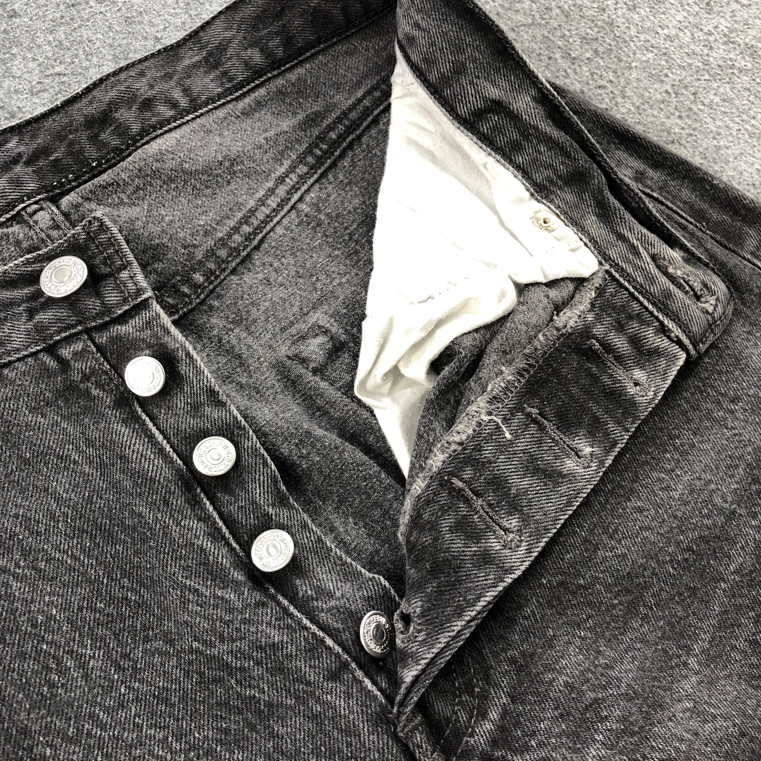 Levi's Vintage 90s Distress Levis 501 Jeans-J1418 Size US 32 / EU 48 - 10 Thumbnail