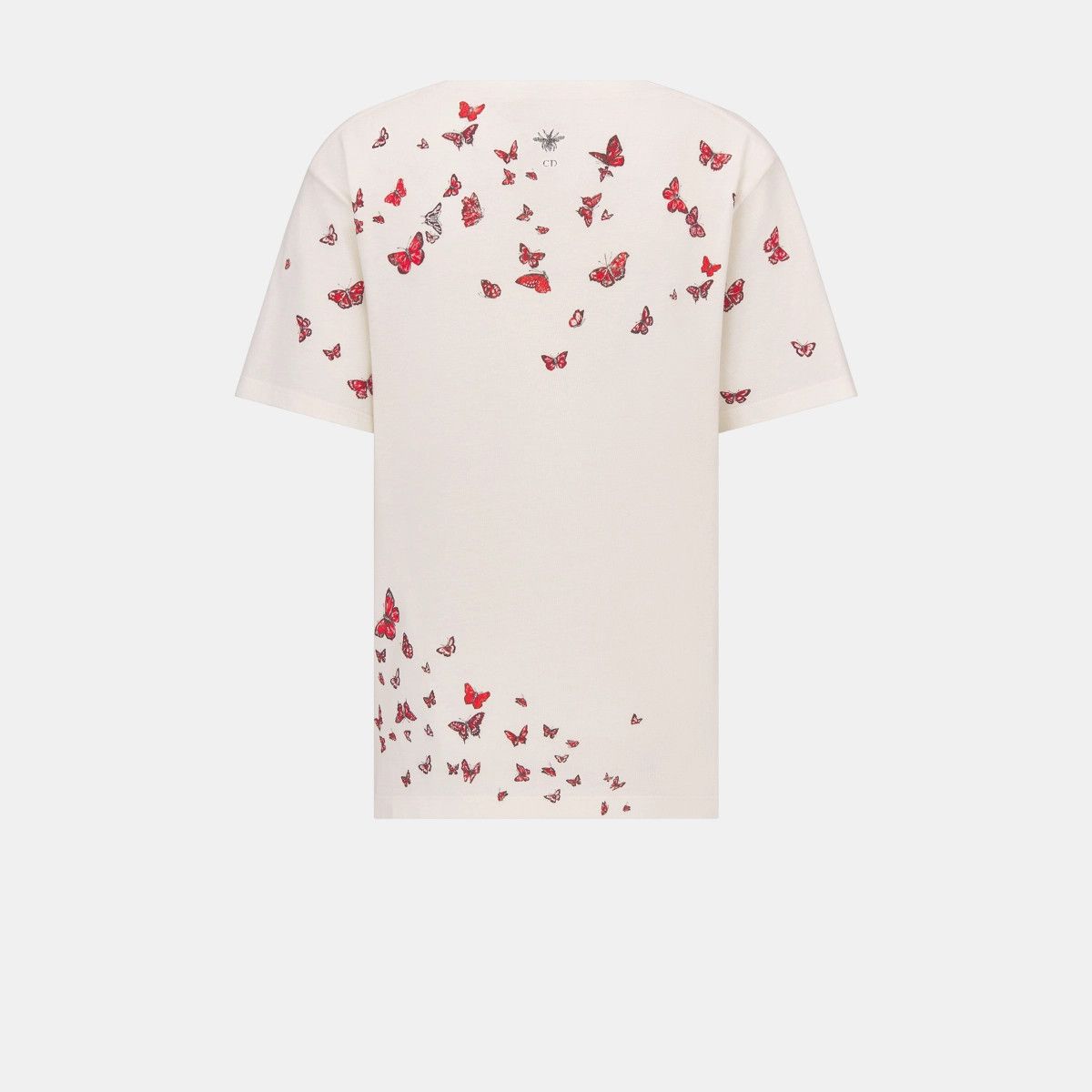 Dior o1bcso1str0225 T-Shirt in White/Red Size S / US 4 / IT 40 - 2 Thumbnail