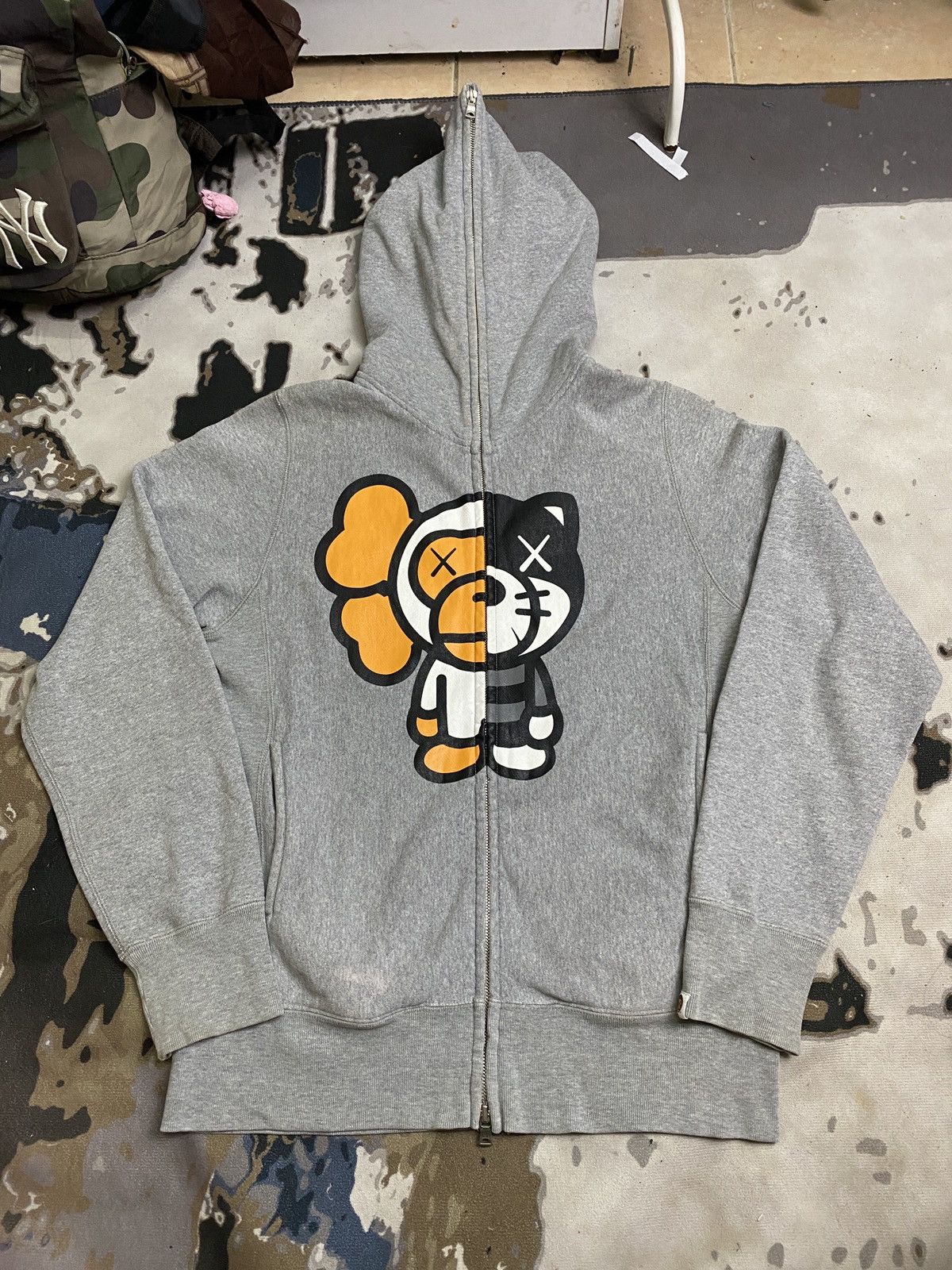 Bape kaws hoodie hotsell