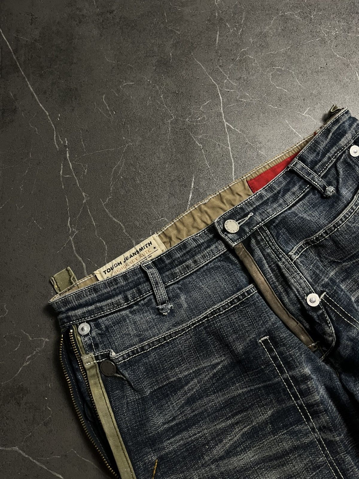 Kapital Tough Jeansmith Japenese streetwear jeans vintage 2000’s Size US 31 - 9 Thumbnail