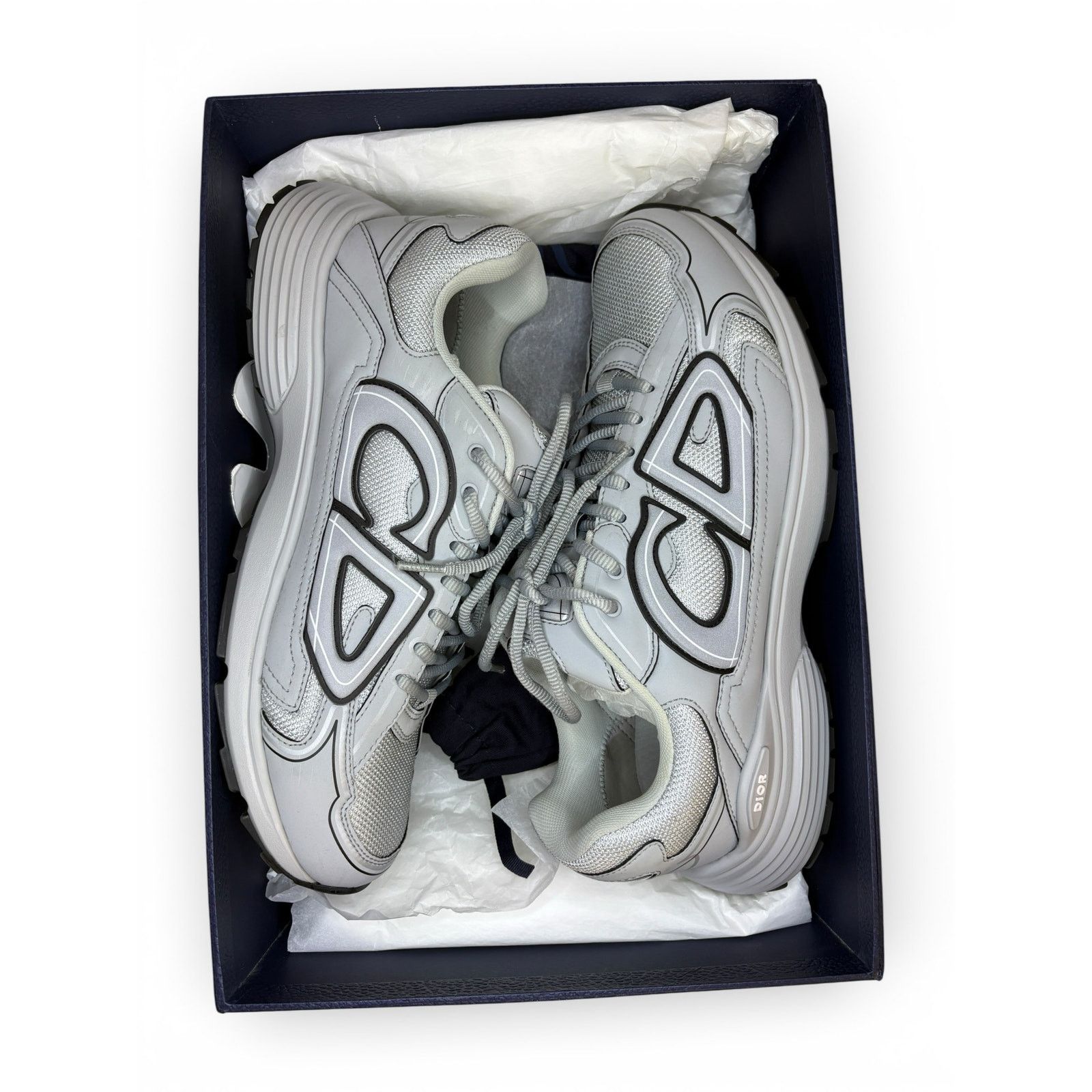 Dior Dior B30 Wolf Grey Sneakers | Size 45 (12US) Size US 12 / EU 45 - 1 Thumbnail