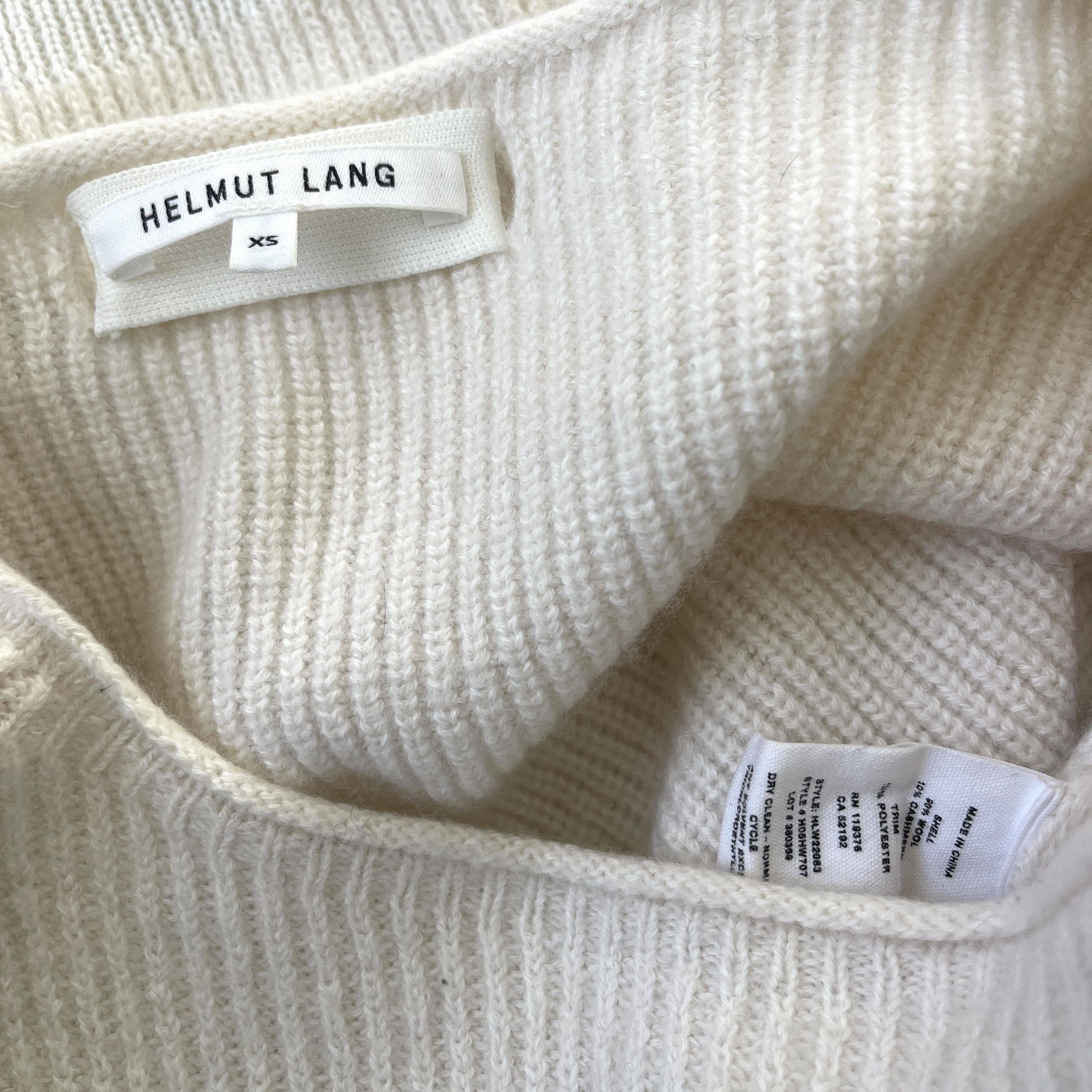 Helmut Lang HELMUT LANG Wool/Cashmere Sweater size XS (S) Size XS / US 0-2 / IT 36-38 - 8 Thumbnail