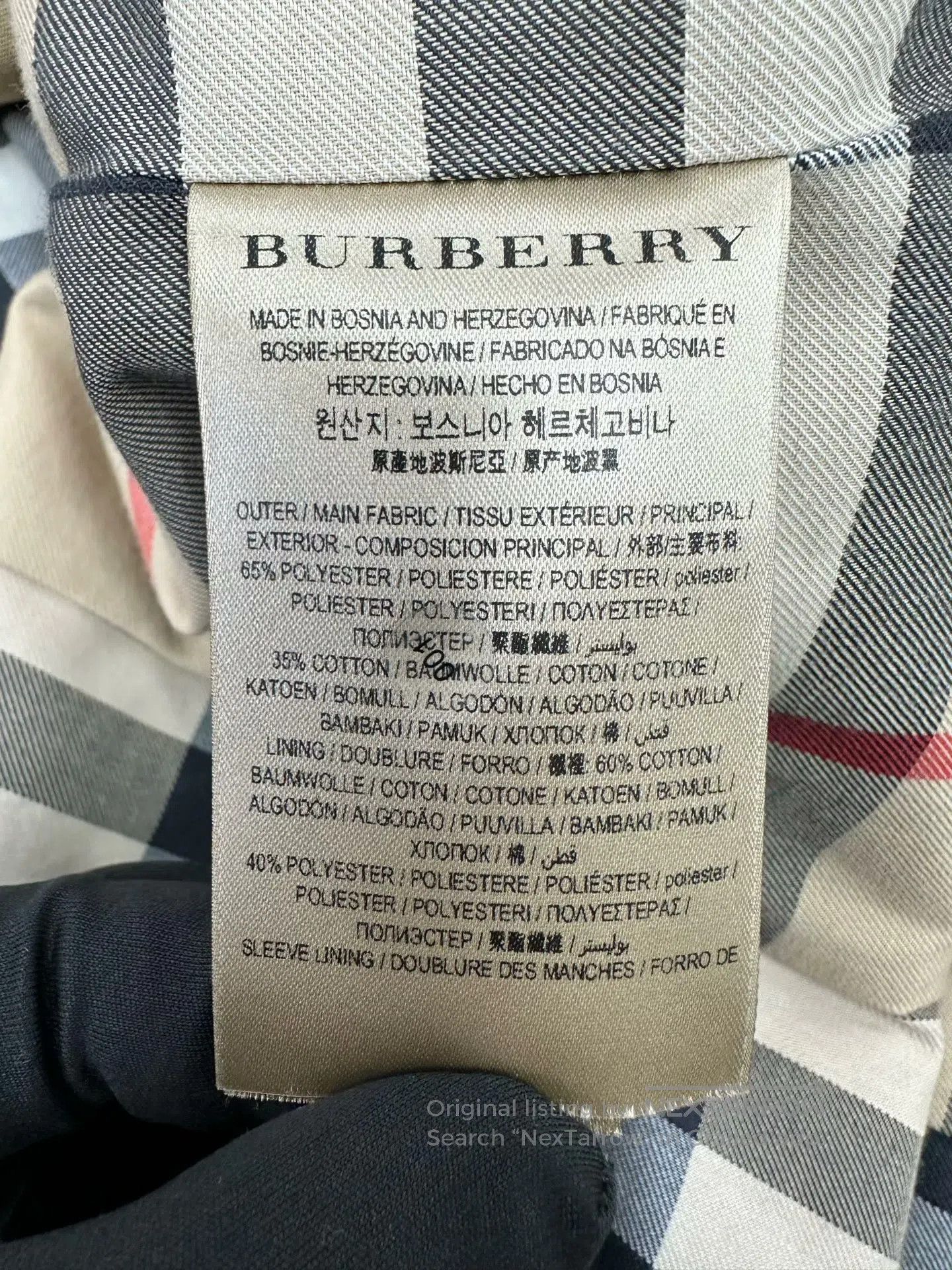 Burberry Burberry Classic Khaki Double-Breasted Lined Plaid Trench Size XS / US 0-2 / IT 36-38 - 4 Thumbnail