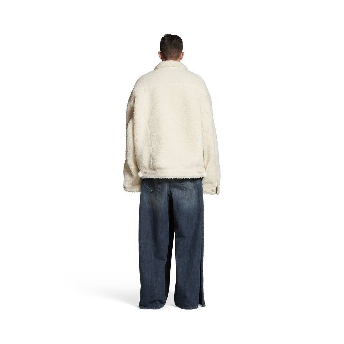Balenciaga o1tr1nto1025 Oversized Jacket in Ivory Size US S / EU 44-46 / 1 - 4 Thumbnail