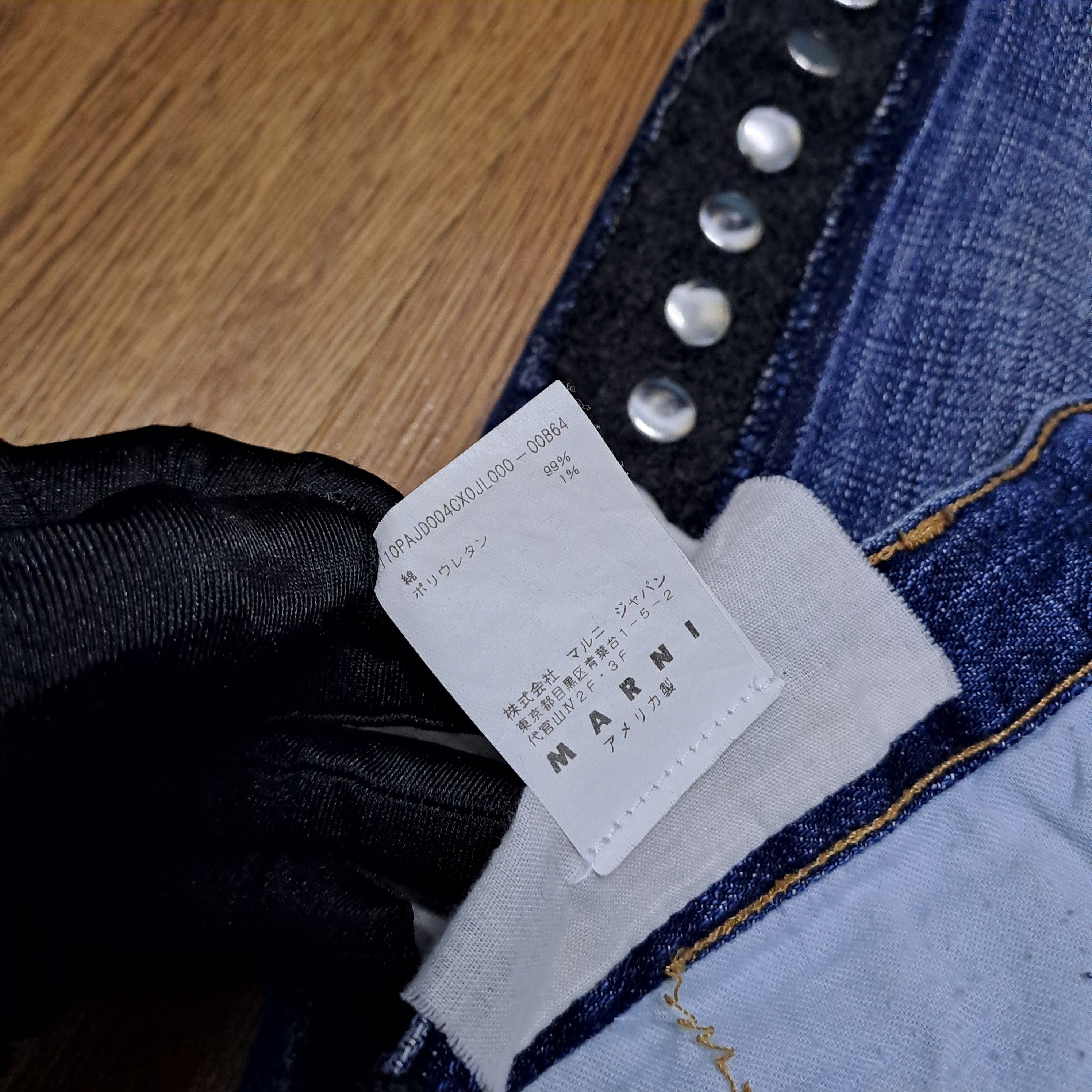Marni Marni Current/Elliot Studs Jeans Size 32" / US 10 / IT 46 - 8 Thumbnail