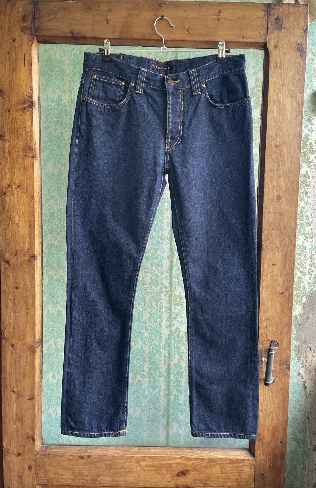 Nudie Jeans Nudie Jeans Grim Tim Dry Ring Men’s Pants Trousers 34x32 Size US 34 / EU 50 - 2 Thumbnail