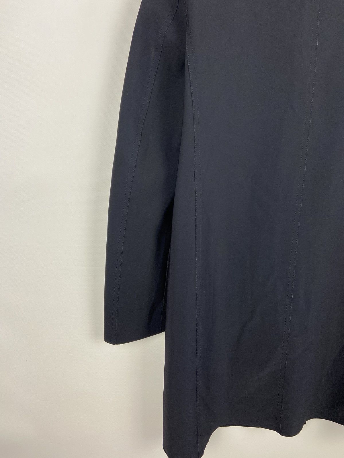 Herno RRP$700 Herno Stretch Overcoat Women's Blue Button Coat Size M / US 6-8 / IT 42-44 - 15 Thumbnail