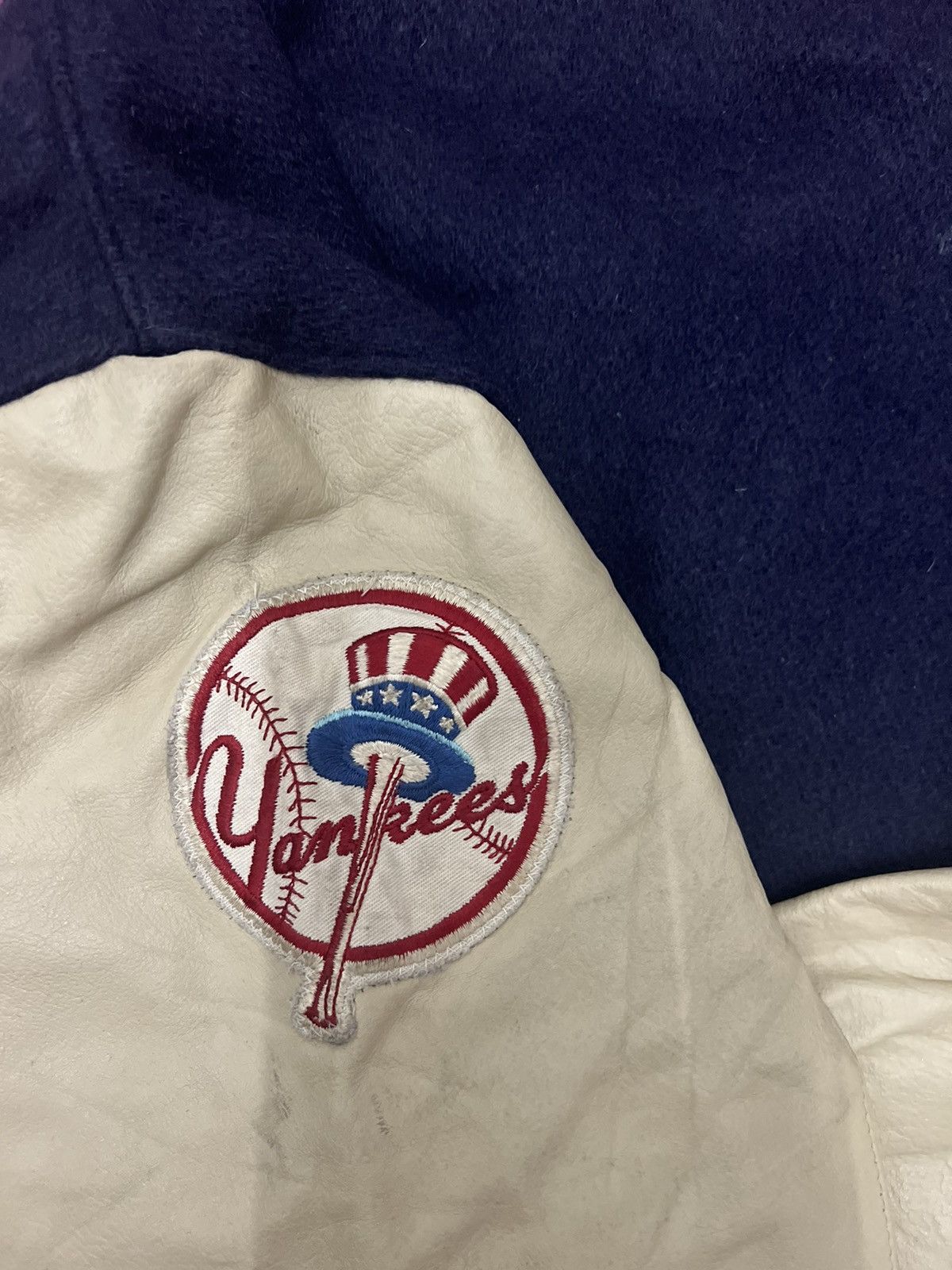 New York Yankees Vintage New York Yankees Old School Varsity Jacket Size US M / EU 48-50 / 2 - 19 Thumbnail