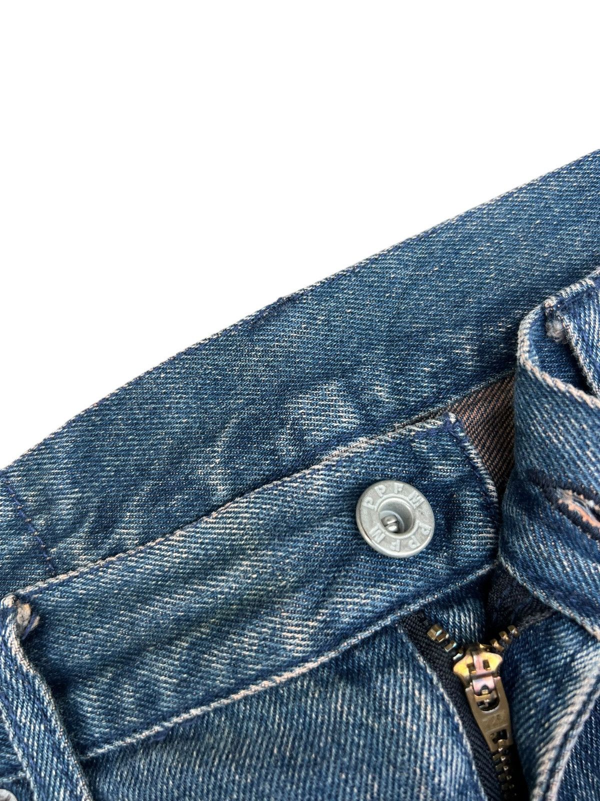 PPFM Vintage PPFM Faded Denim Regular Jeans Size US 31 - 5 Thumbnail
