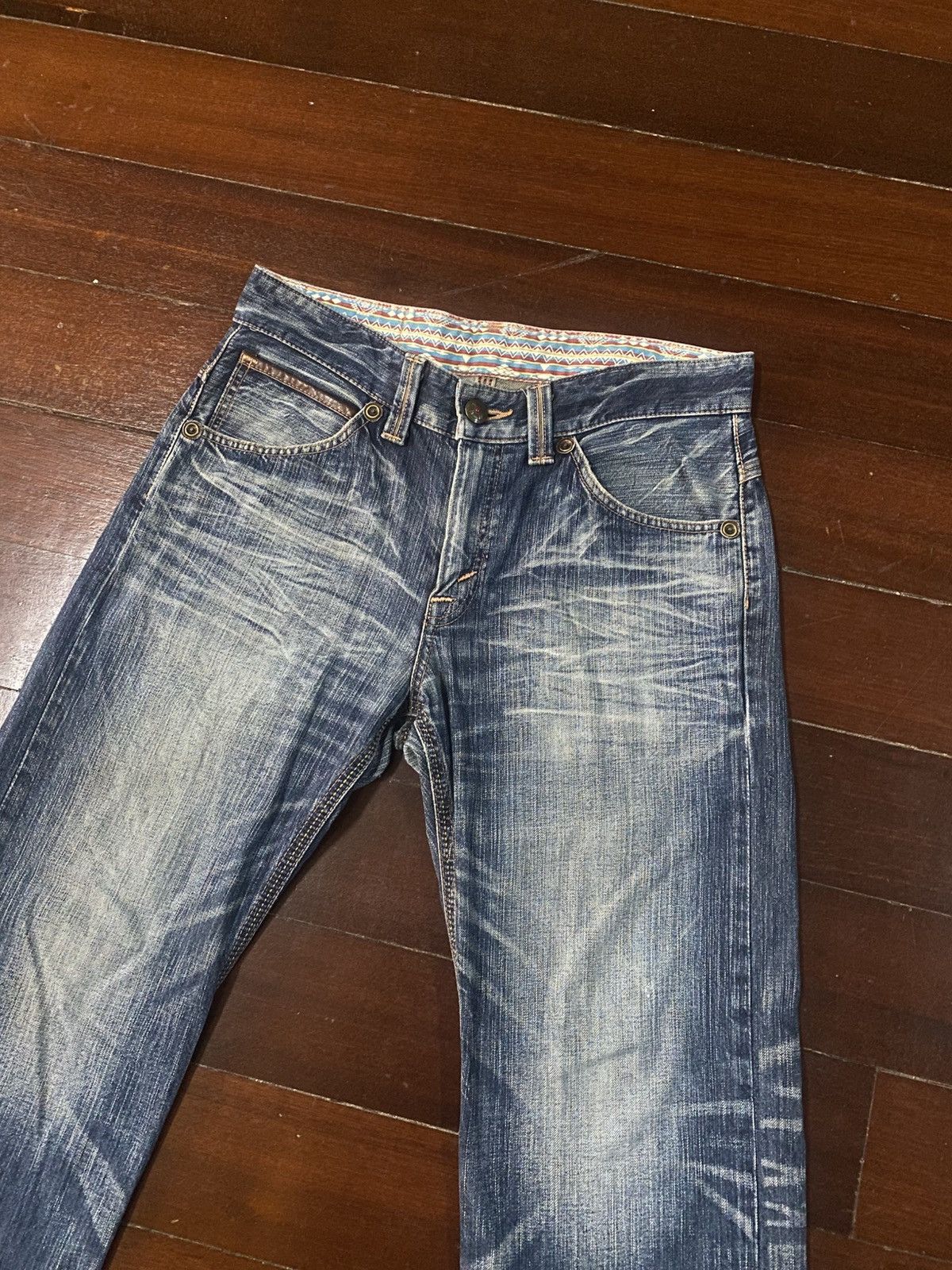 Edwin 💥BAGGY💥EDWIN EXCLUSIVE VINTAGE XV JEANS VERY RARE flare mud Size US 36 / EU 52 - 4 Thumbnail