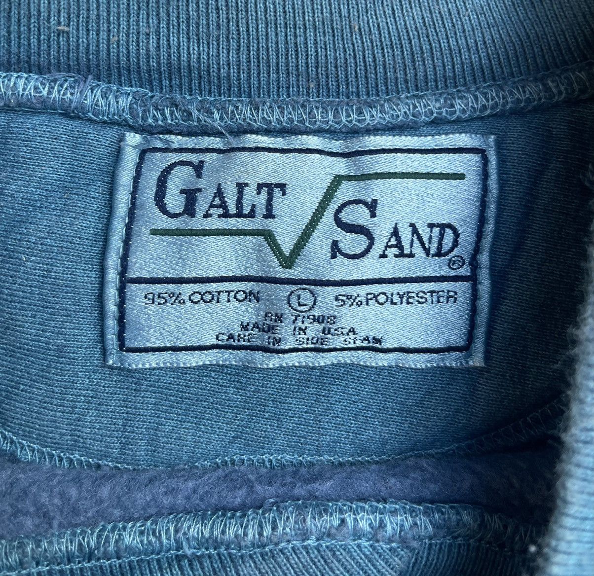 Vintage Vintage Galt Sand Sweatshirt Preserve Map Design - Usa Made Size US L / EU 52-54 / 3 - 3 Thumbnail