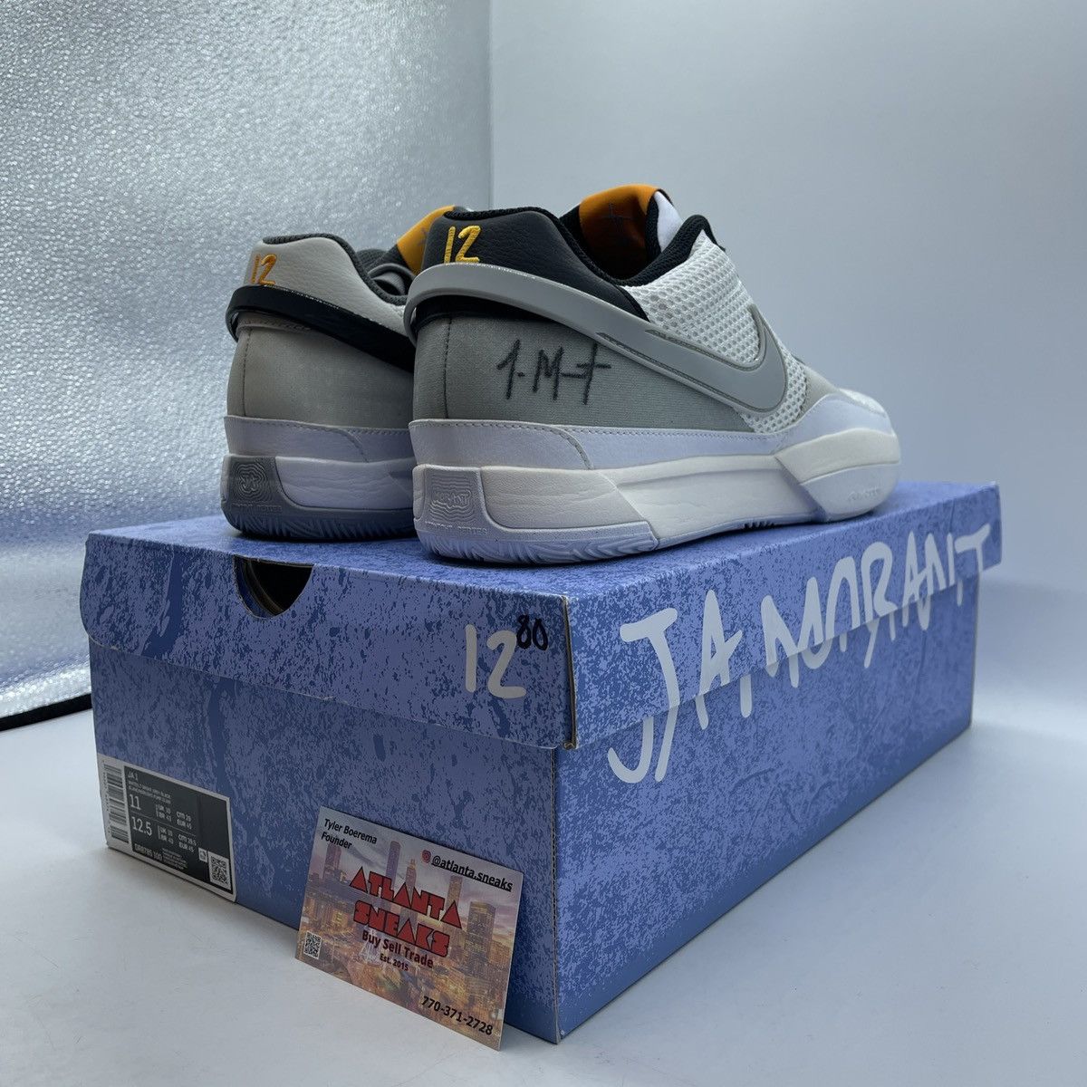 Nike Ja 1 light smoke grey Size US 11 / EU 44 - 5 Thumbnail