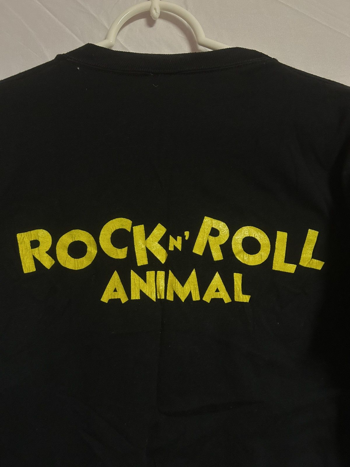 Vintage Vintage 97GTRfm Miami Radio Station Monkey w/ Guitar Tshirt Size US L / EU 52-54 / 3 - 6 Thumbnail